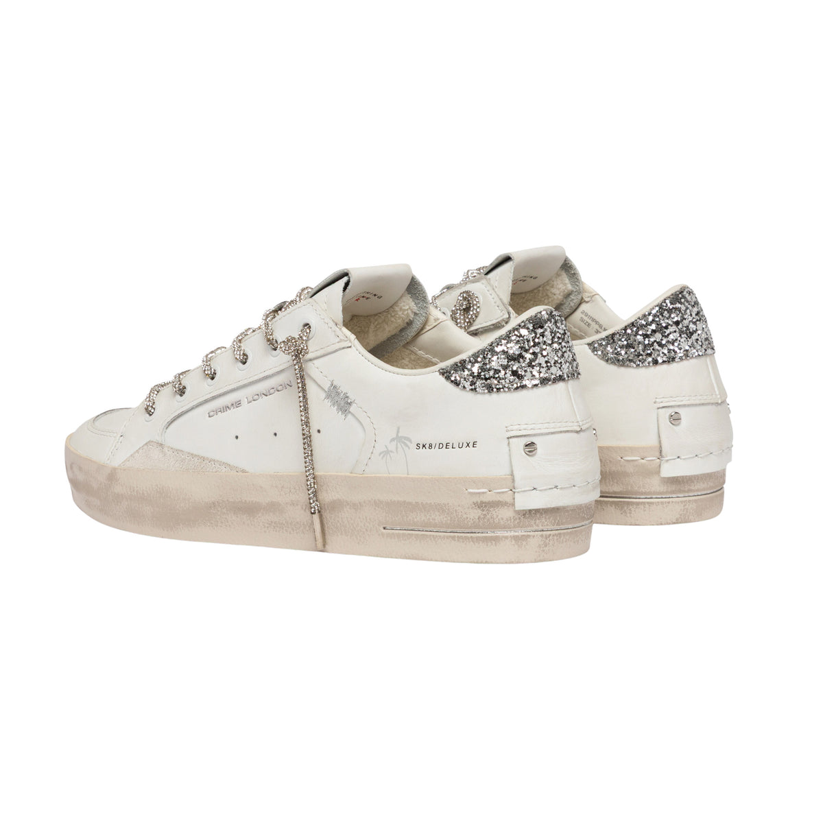 Crime London Skate Always Shining 29111 sneaker donna in pelle 
