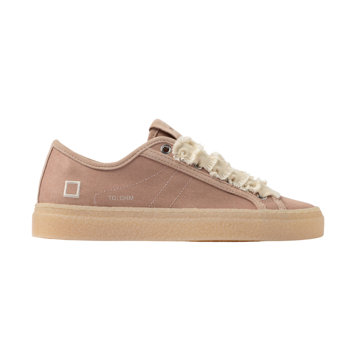 D.A.T.E. Tender Dream W441-TE-DM-PK sneaker donna in tessuto e camoscio rosa 