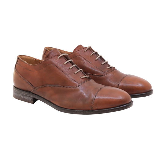 Moma 25602A Kurni Oxford Francesina uomo in pelle cuoio Made in Italy 
