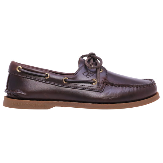 Sperry A/O 2-Eye scarpa da barca mocassino uomo in pelle marrone 