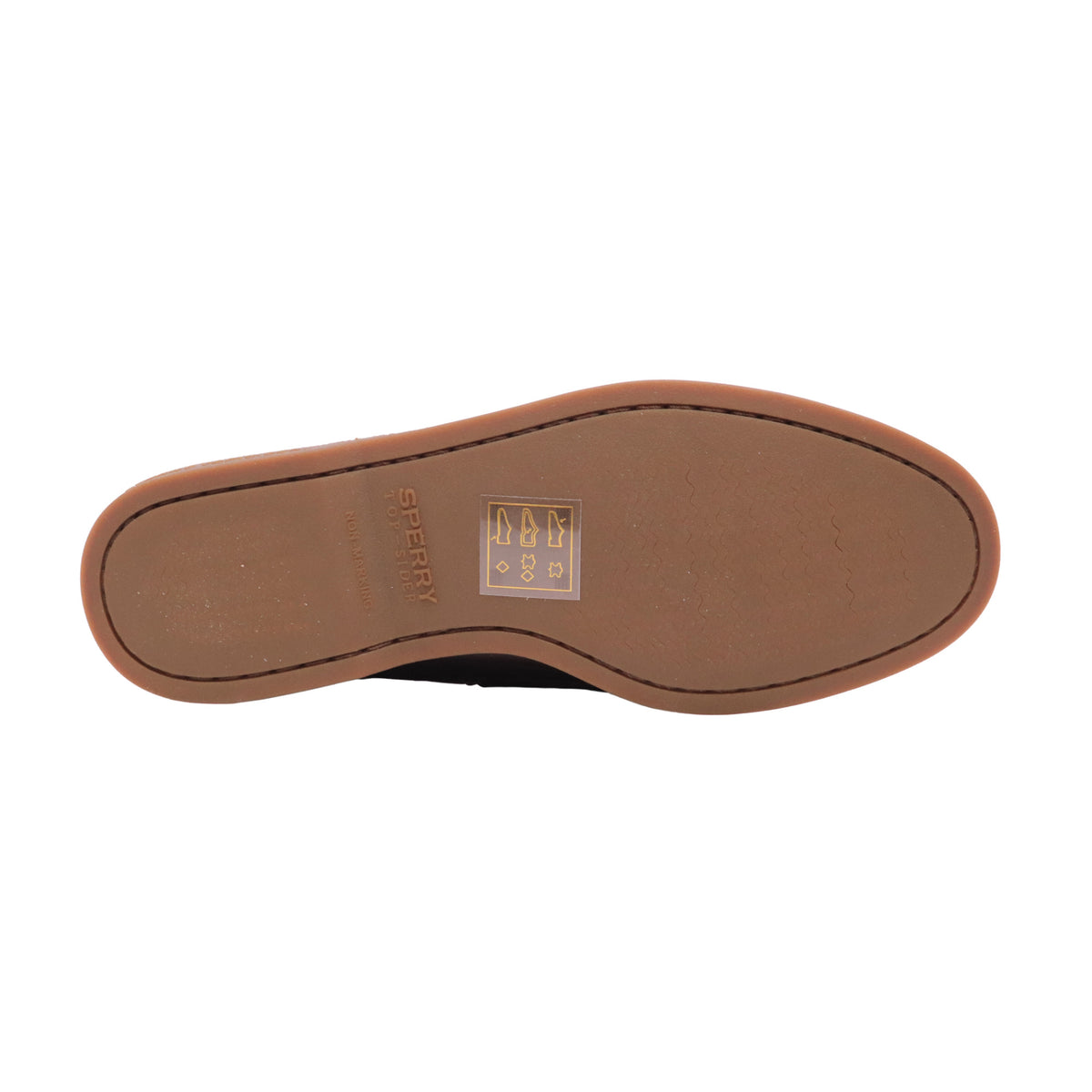 Sperry A/O 2-Eye scarpa da barca mocassino uomo in pelle marrone 