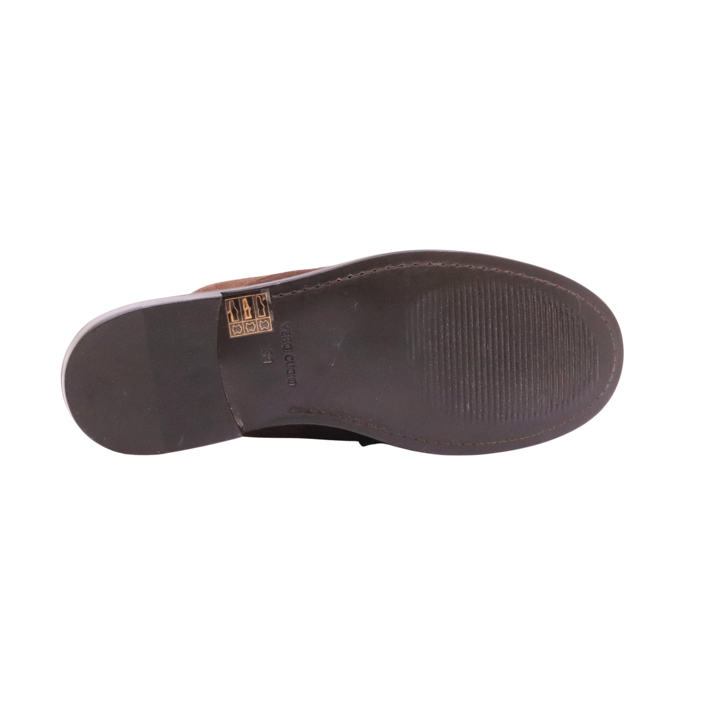 Triver Flight 842-06 Softy Ebano sabot donna in camoscio marrone con suola in cuoio 