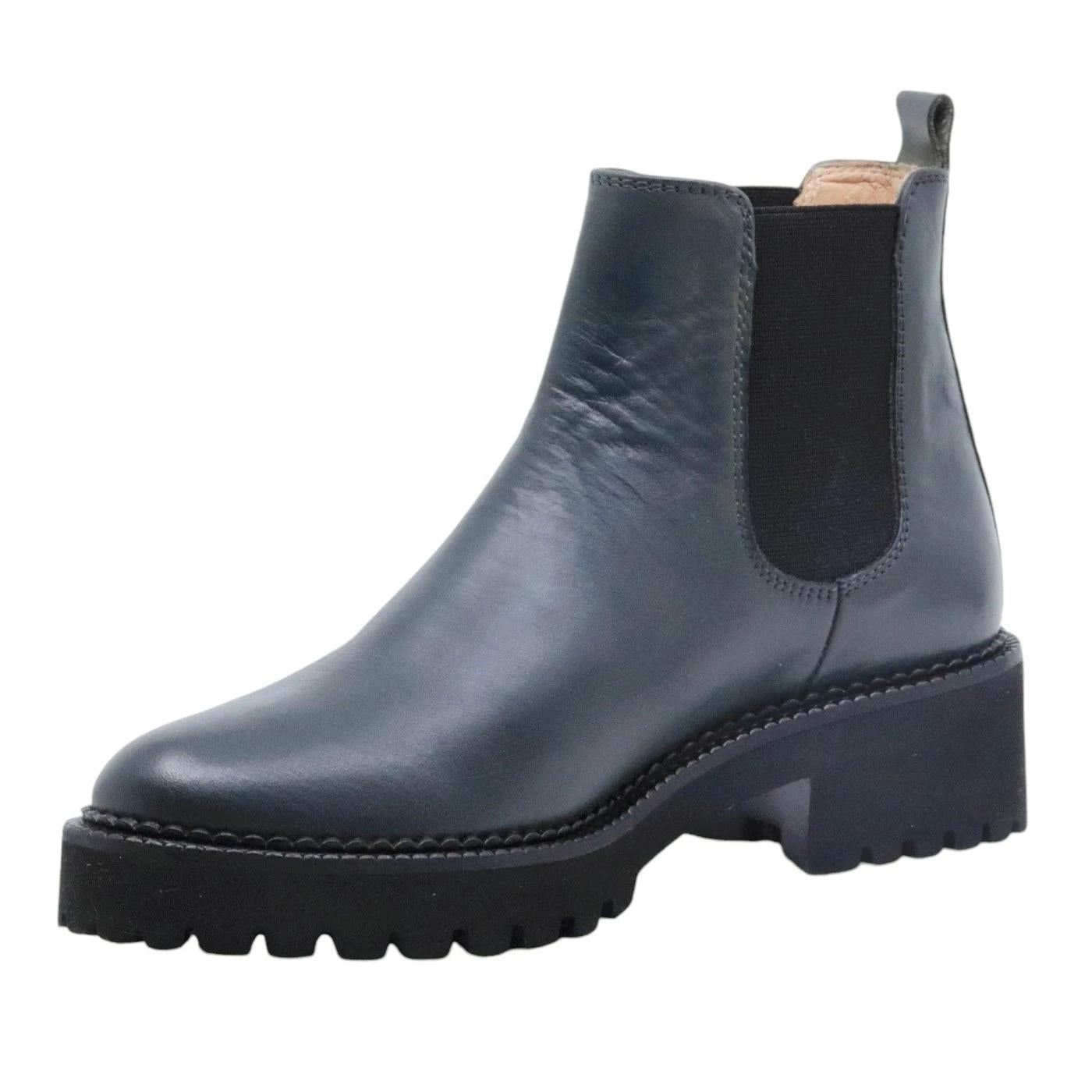 Chelsea donna Le Briella Z760 in pelle verde 