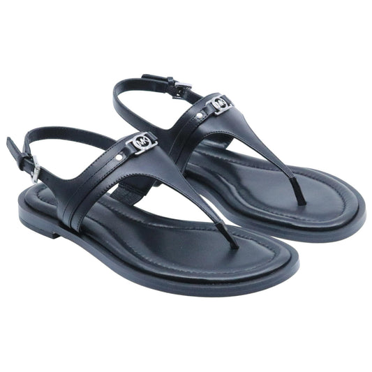 Sandalo infradito Michael Kors Mandy in pelle nera 