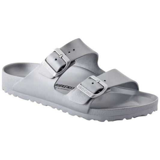Birkenstock Arizona Eva sandalo plastico in argento metallico 