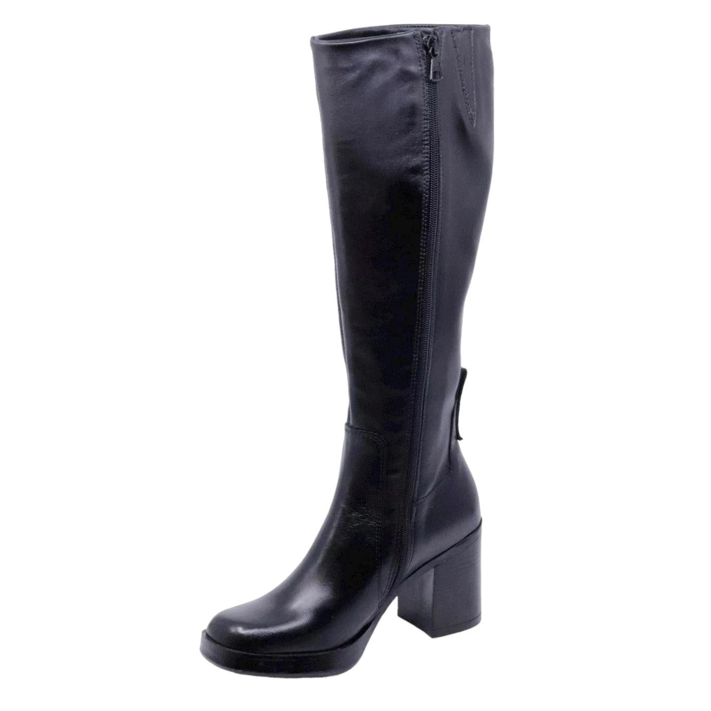 MJUS P96321 stivale donna in pelle nera 
