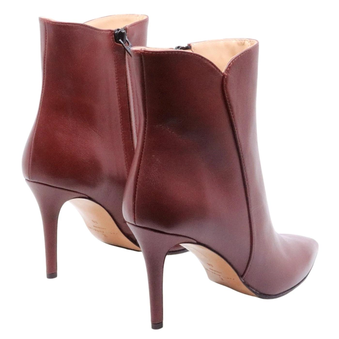 Tronchetto Fabio Rusconi Nick donna in pelle bordeaux 