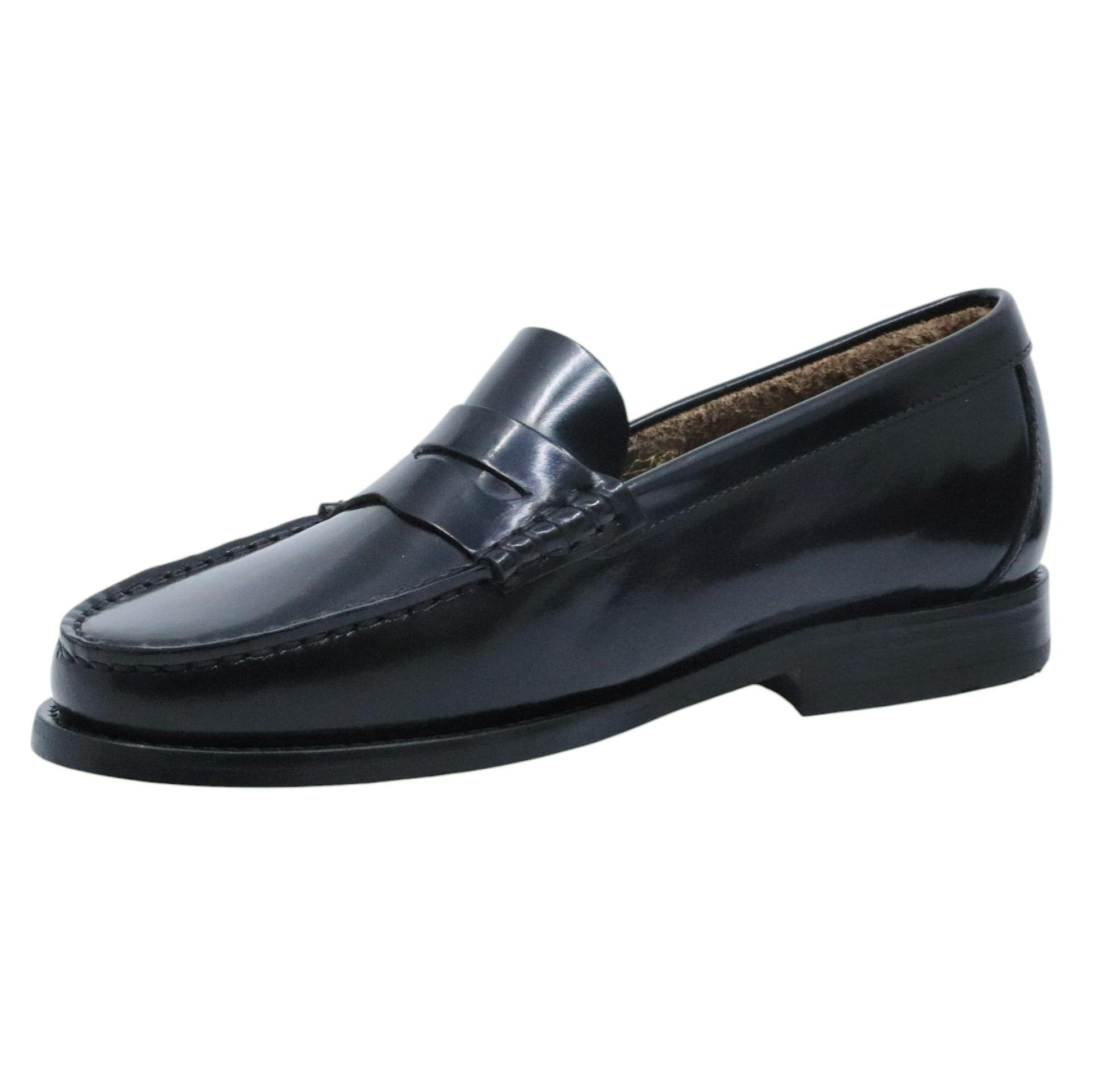 Mocassino donna Saxone of Scotland 14 S in pelle nera 