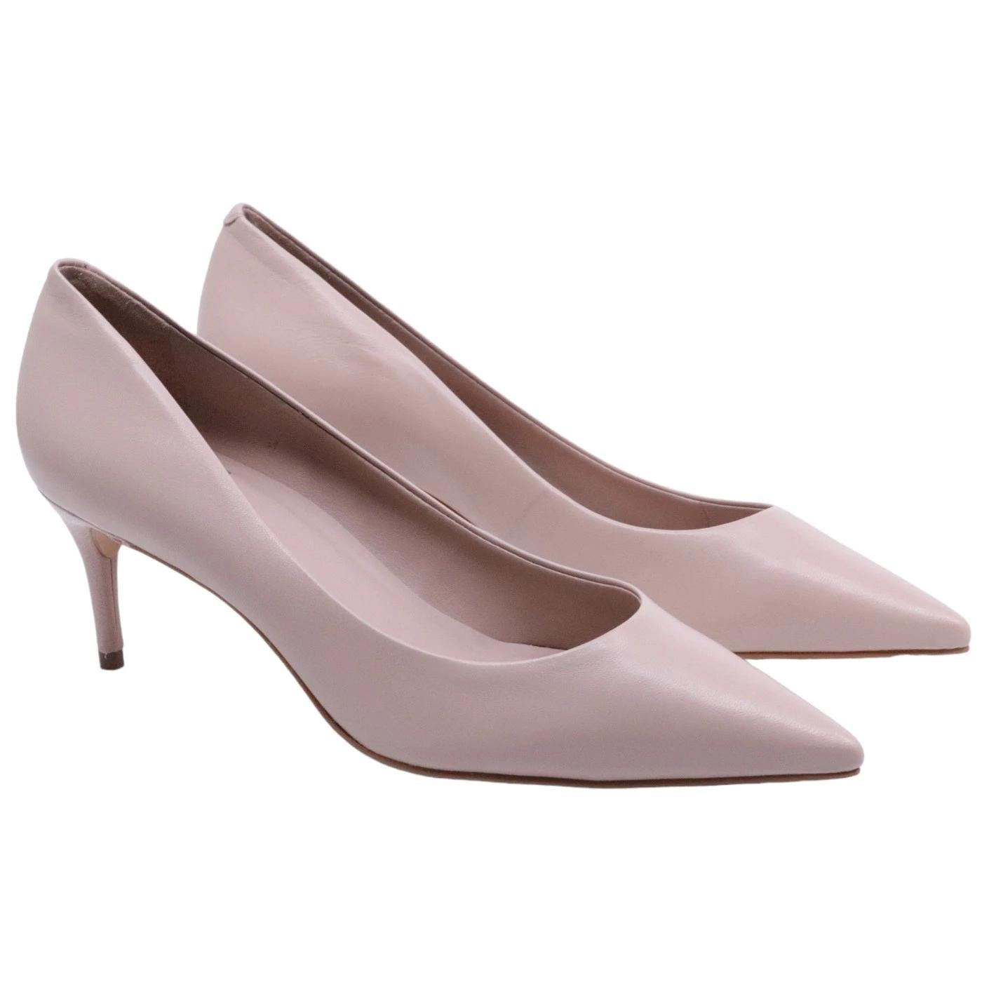 Décolleté donna Carrano in pelle di colore beige 