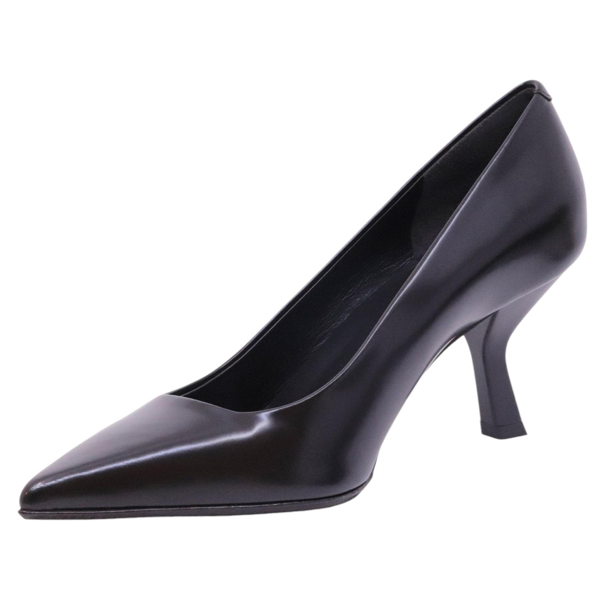 Décolleté donna Sergio Levantesi Kendra 5 in pelle nera 