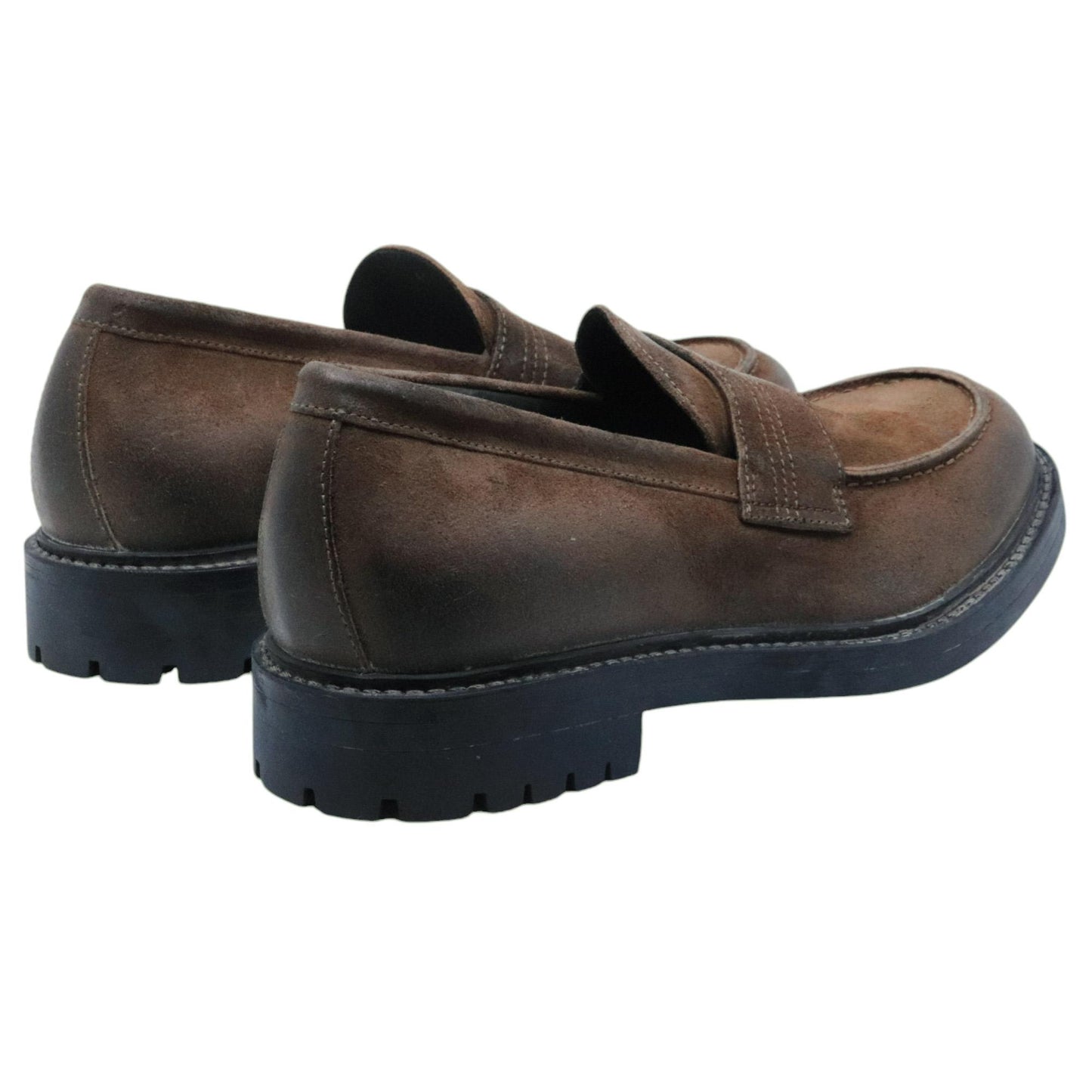 Mocassino uomo Moma 57406 in camoscio taupe marrone 