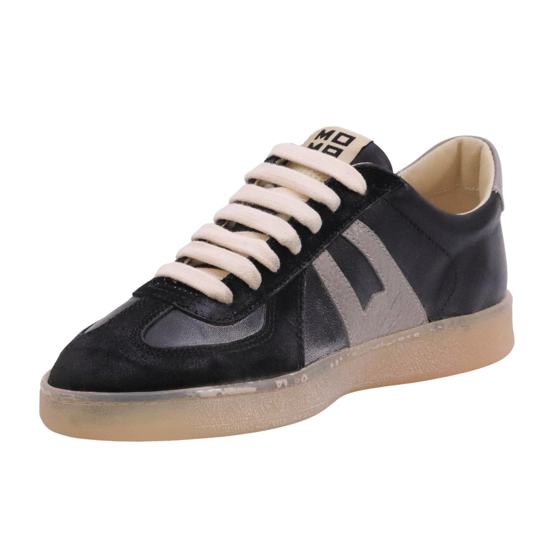 Moma 30601A sneaker donna in pelle nera 