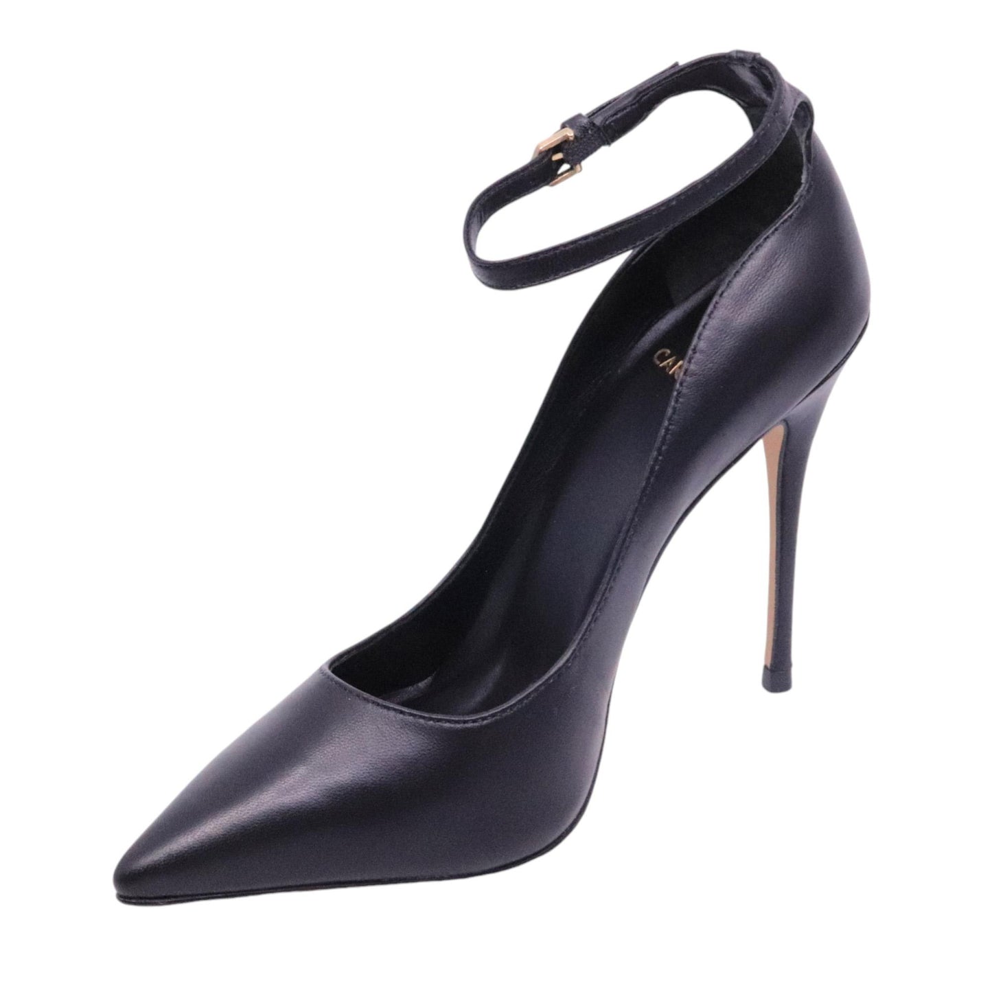 Décolleté donna Carrano in pelle di colore nero 