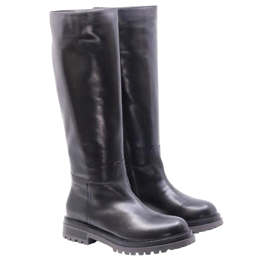 Stivale da donna The Seller da donna realizzato in pelle di colore nero 