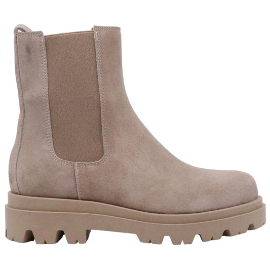 Chelsea Boot Ranyé BKB Mid da donna in camoscio sabbia 