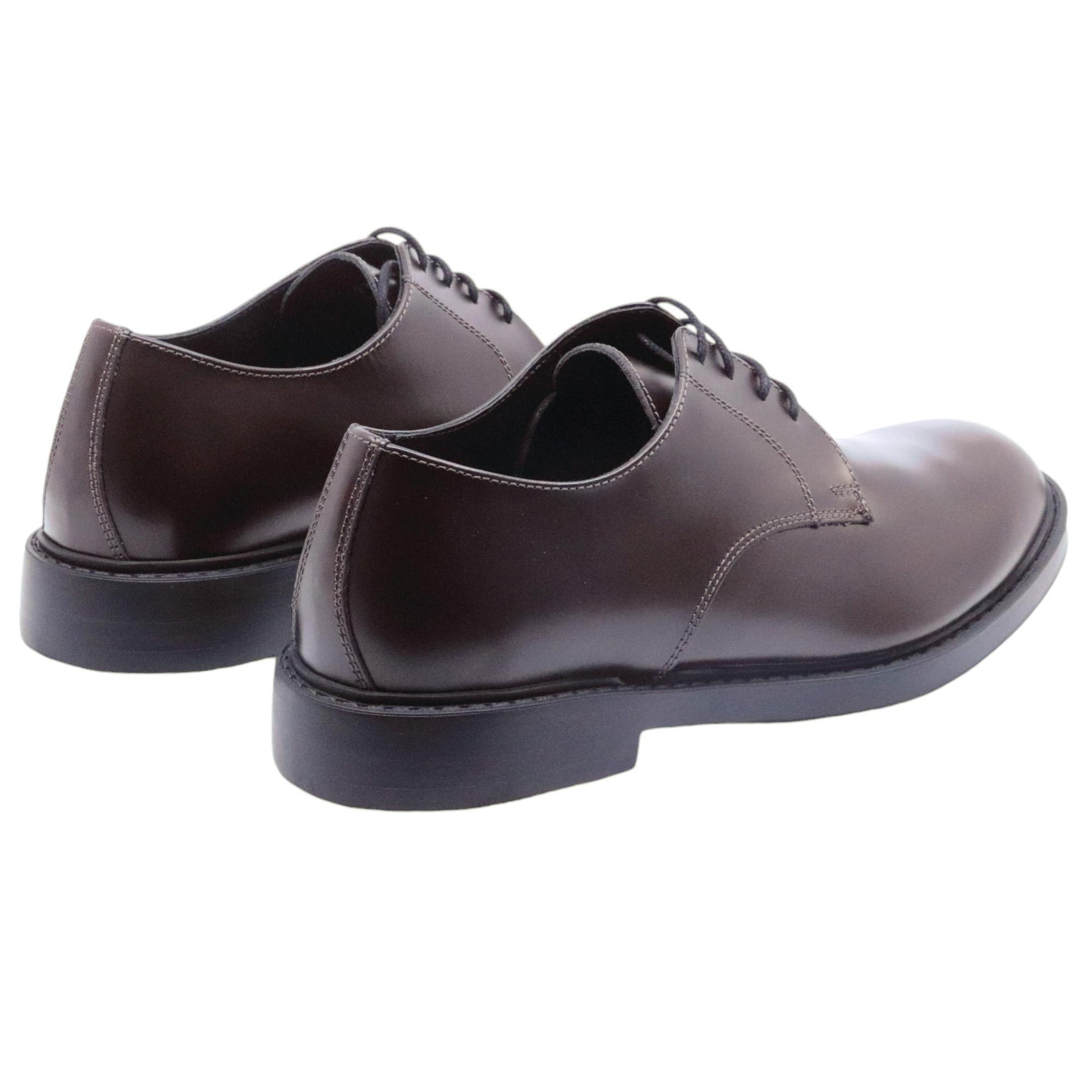 Scarpa Derby Antica Cuoieria 22938 in pelle bordeaux 