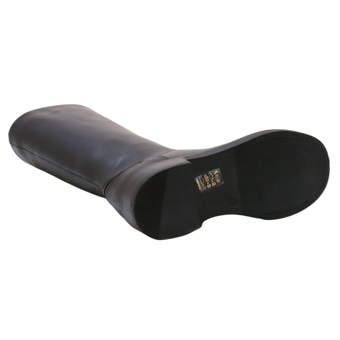 The Seller MW559 stivaletto donna in pelle nera senza zip 