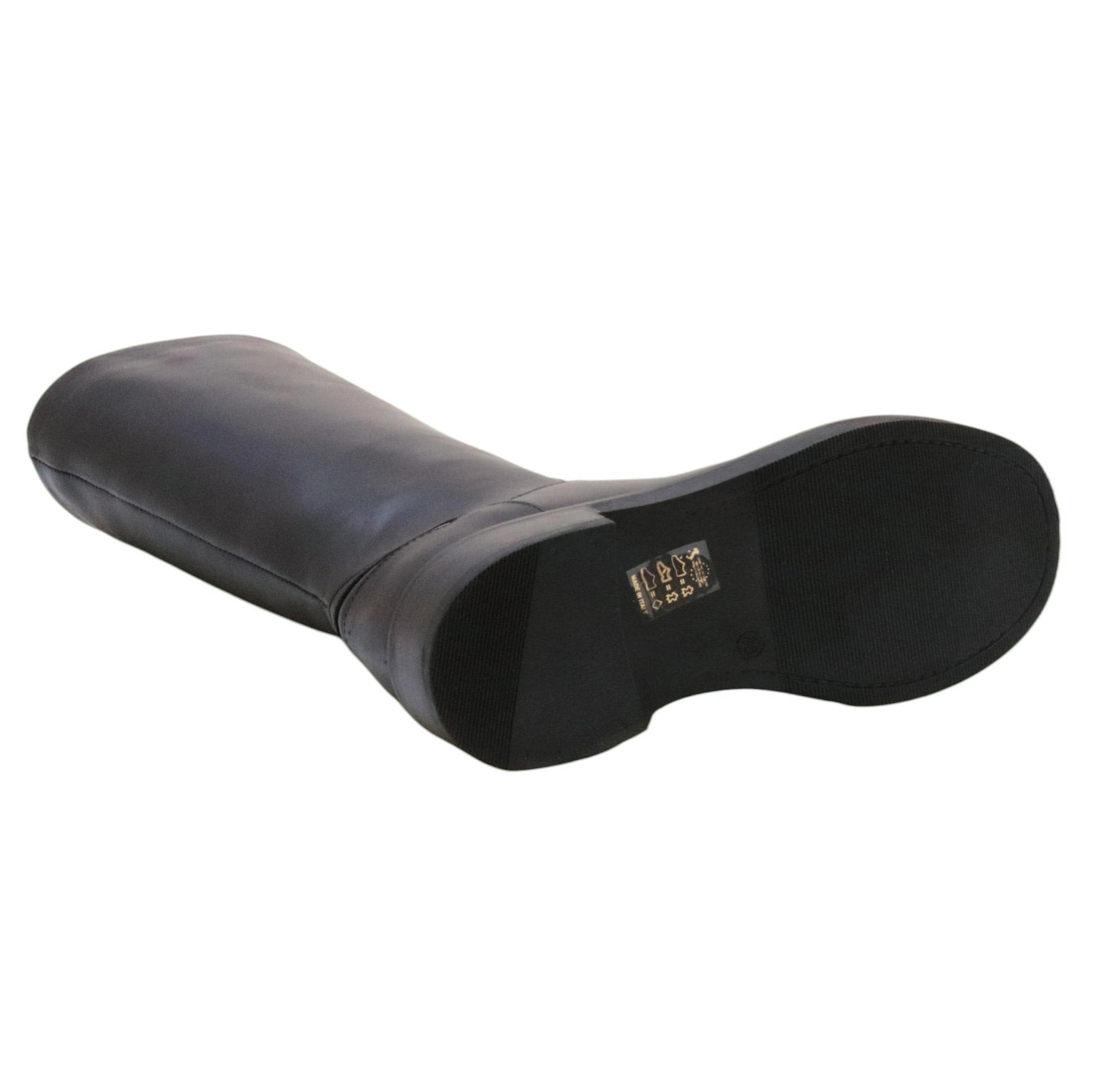 The Seller MW559 stivaletto donna in pelle nera senza zip 