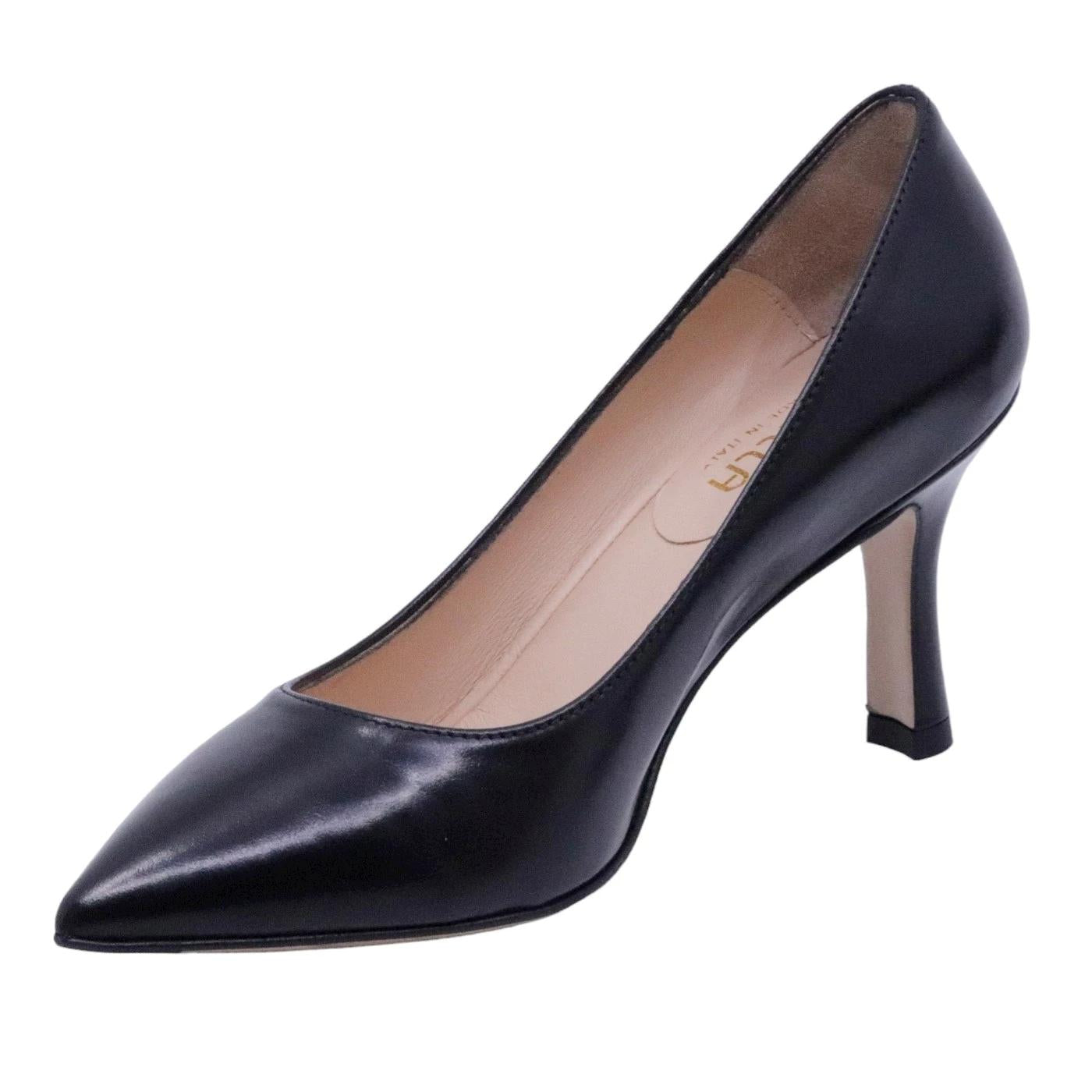 Décolleté donna Le Briella Z527 in pelle nera 