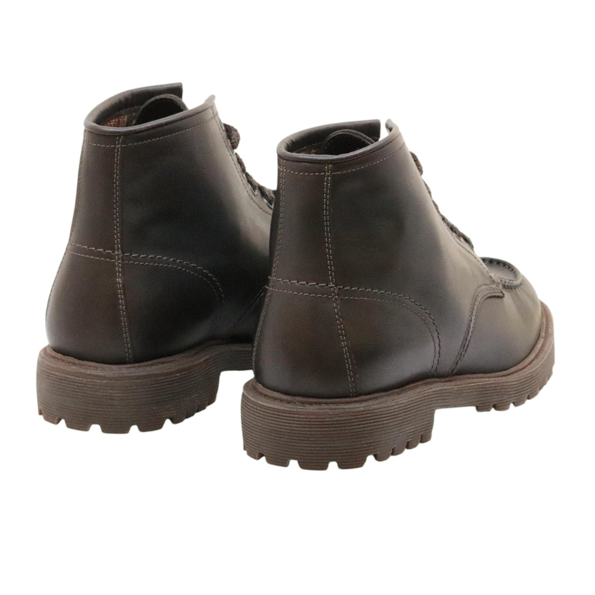 Antica Cuoieria 23059 stivaletto uomo in pelle marrone 