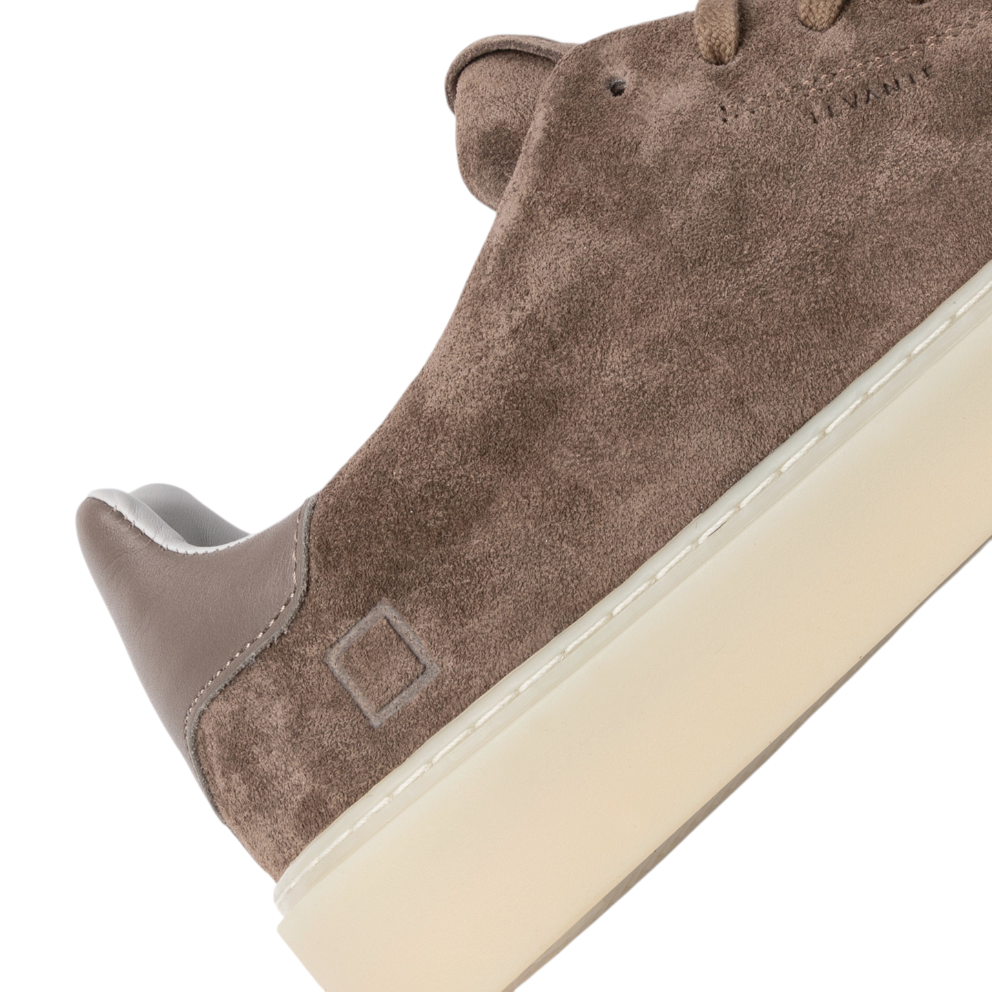 DATE Levante Suede Taupe LV SD TA sneaker uomo in camoscio 