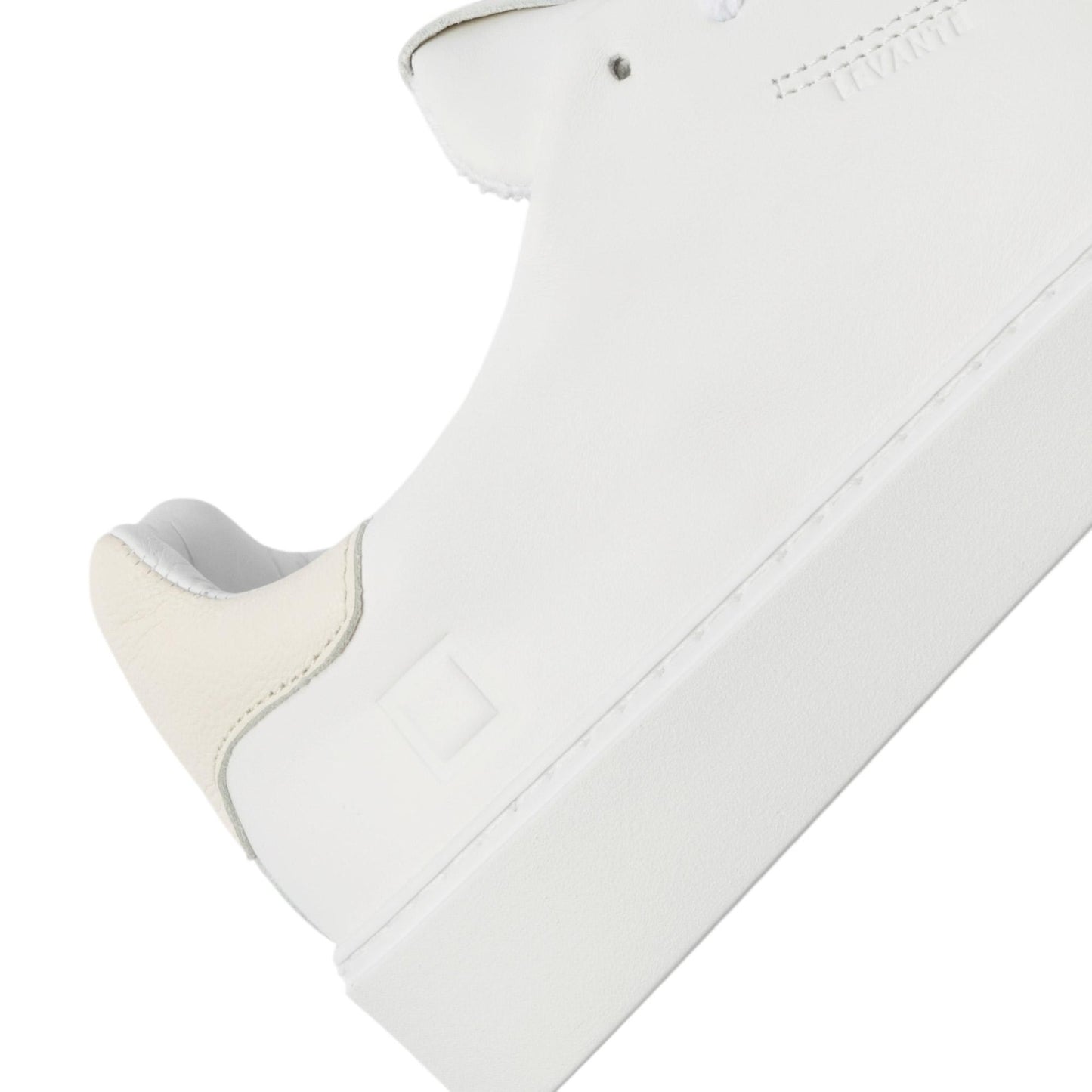 DATE Levante Calf White Ivory LV CA IY sneaker uomo in pelle bianca 