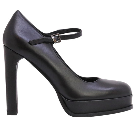 Chantal 1962 2811 décolleté donna in pelle nera 