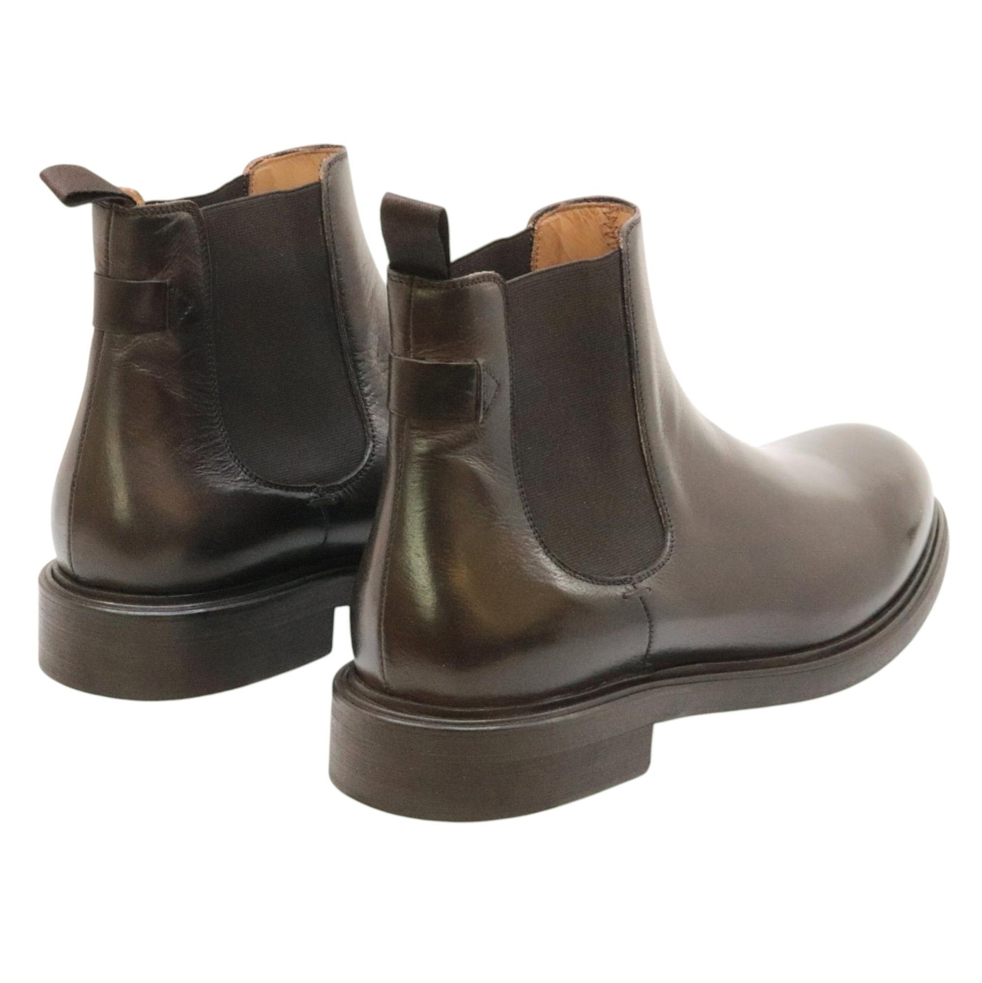 Crispiniano 405 chelsea boot uomo pelle marrone 