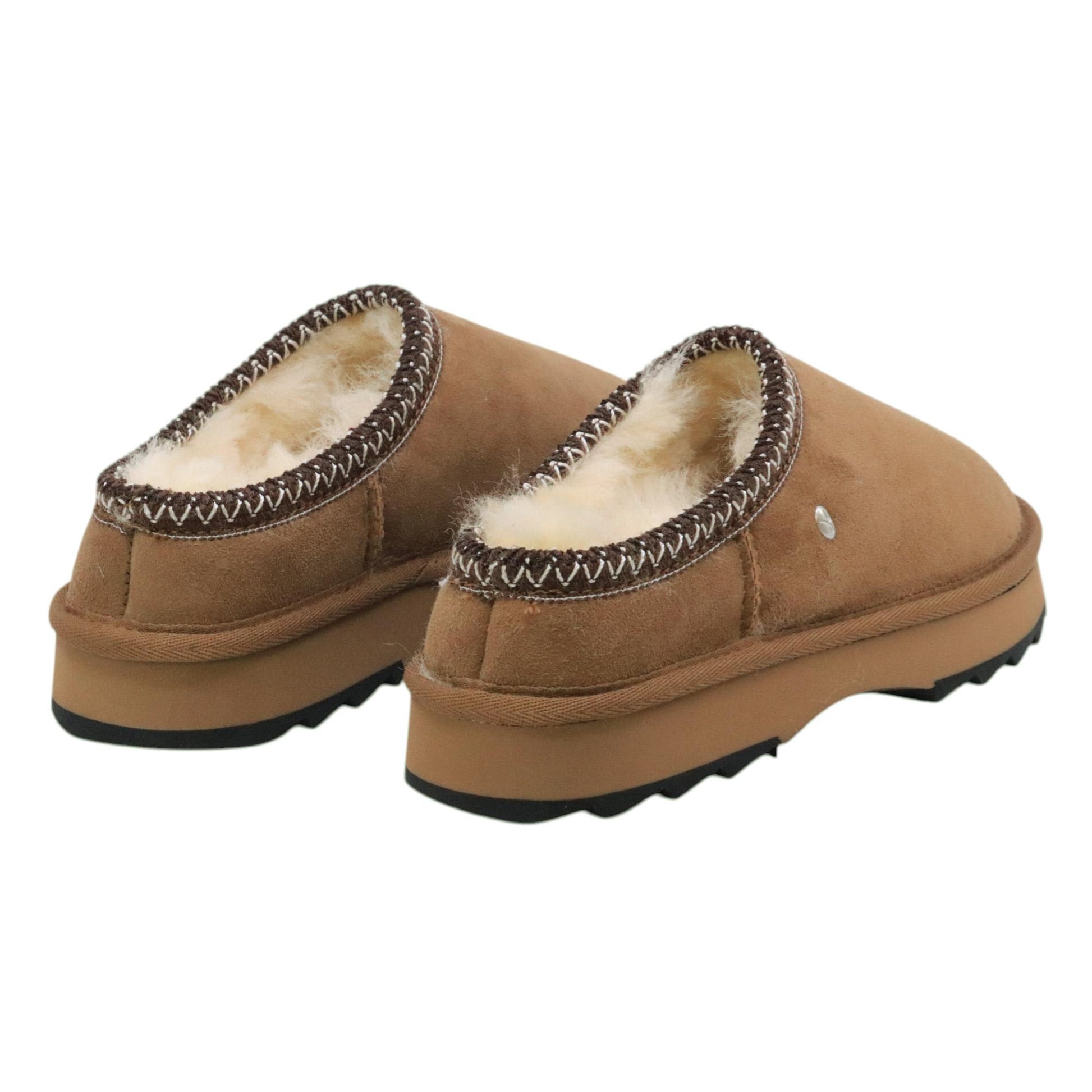Emu Australia Sharky Scuff sabot donna in montone castagna 