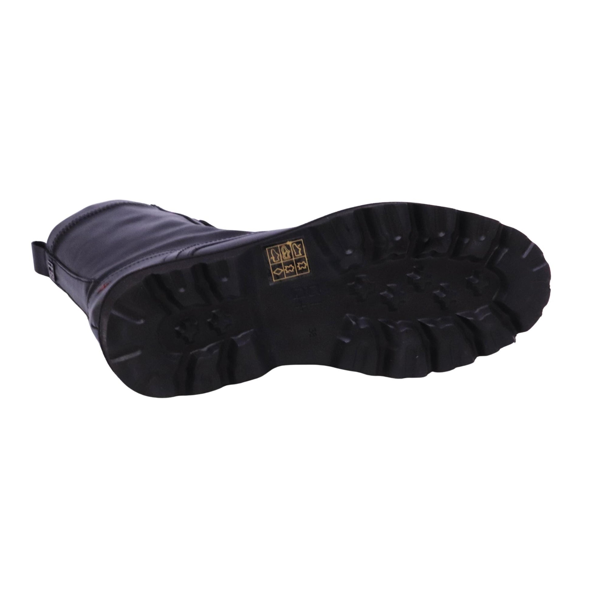 Gio+ Mia06C anfibio donna in pelle elasticizzata nera 