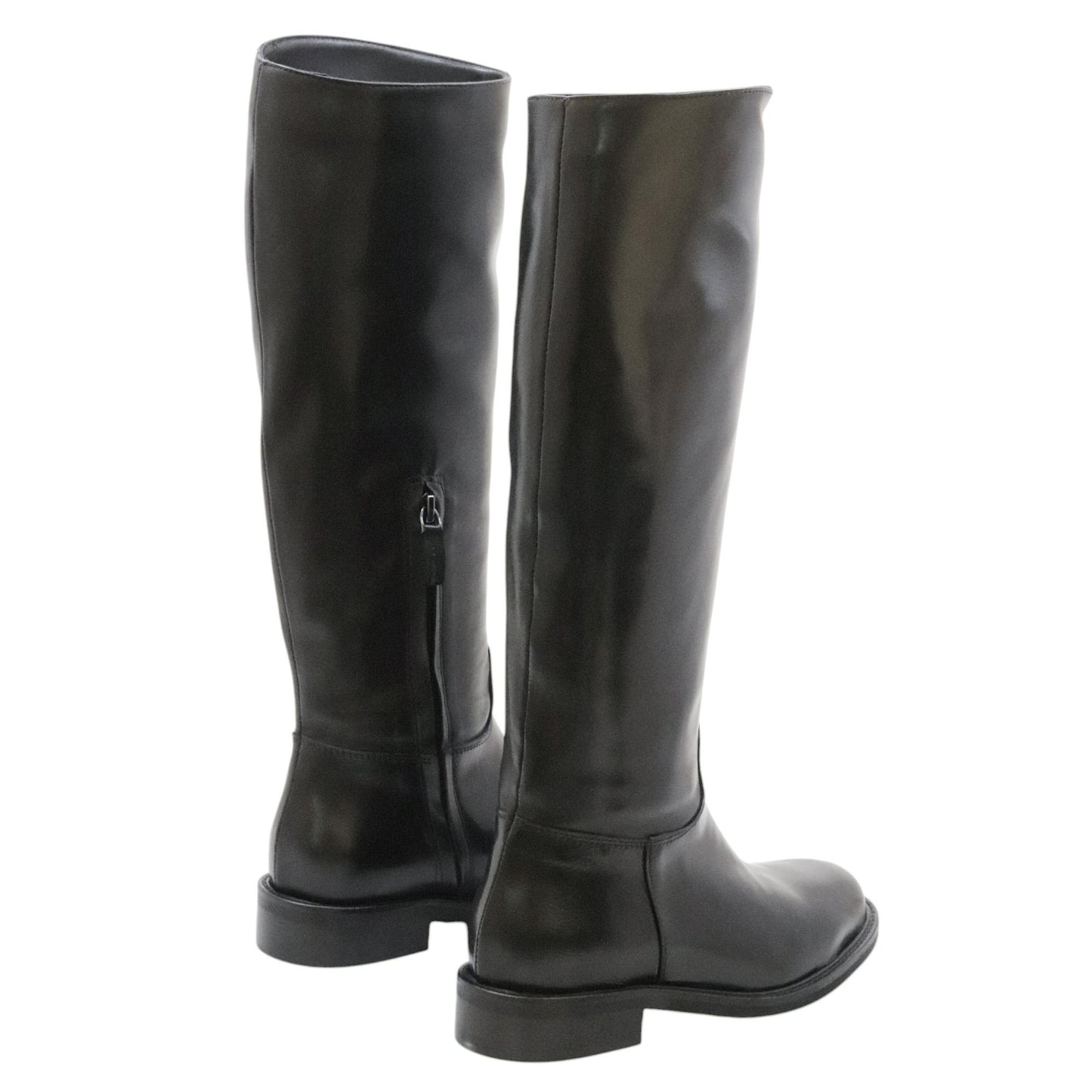 The Seller MW526 stivale donna in pelle nera 