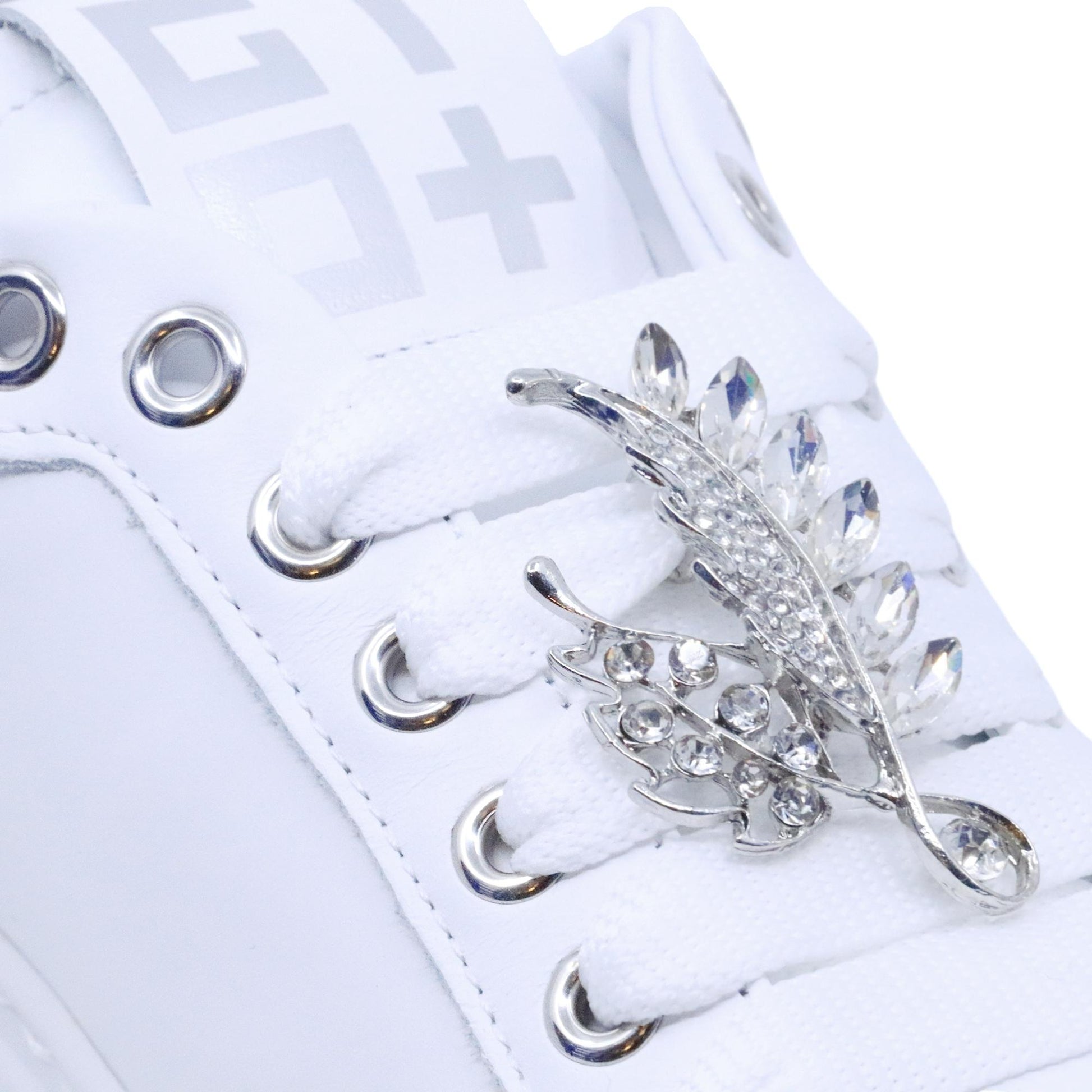 Sneaker donna Gio+ PIA266A in pelle bianca PIA266A-COMBRANDYWHITE/SILVER GIO+