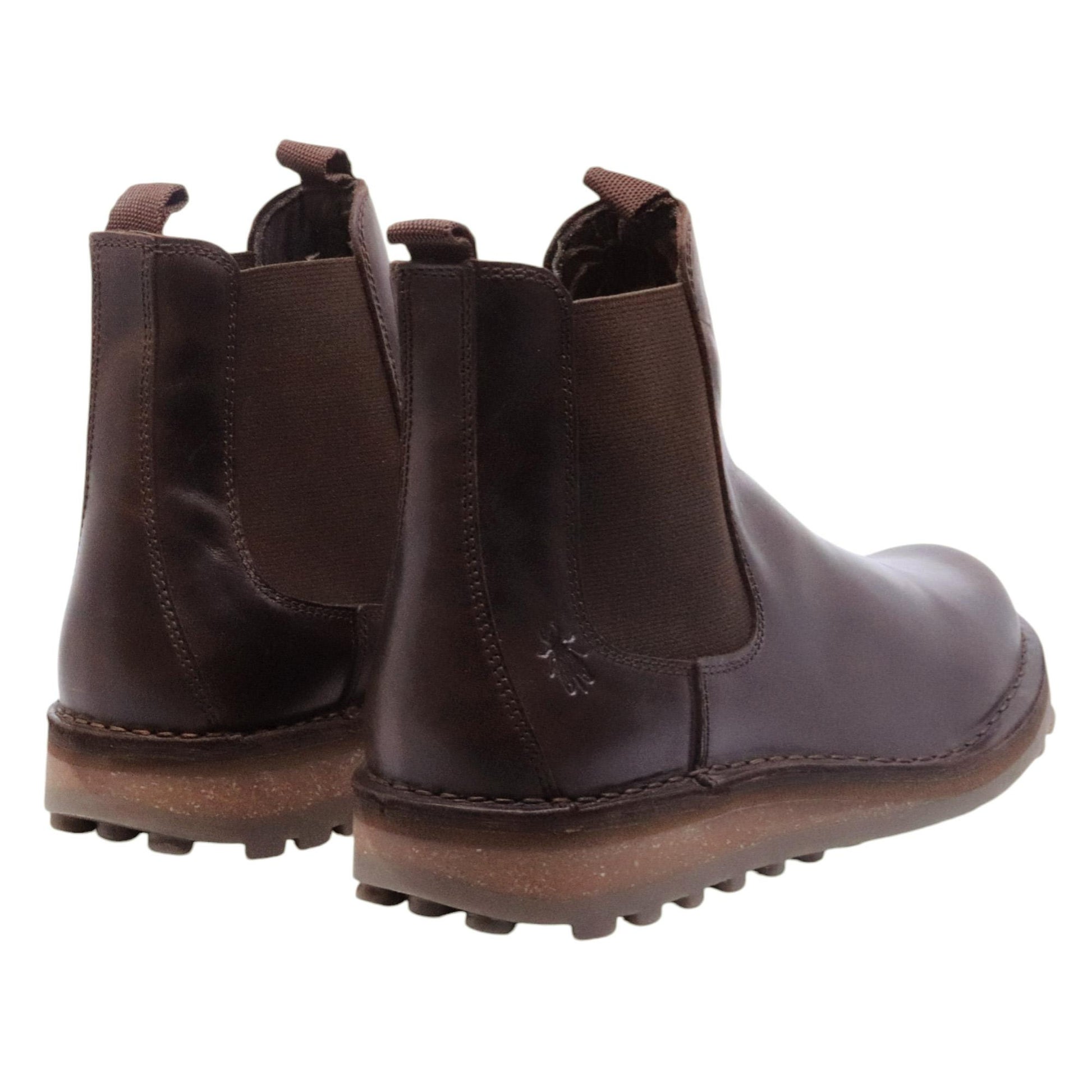 Chelsea Boot uomo Fly London TUVI129 in pelle marrone 