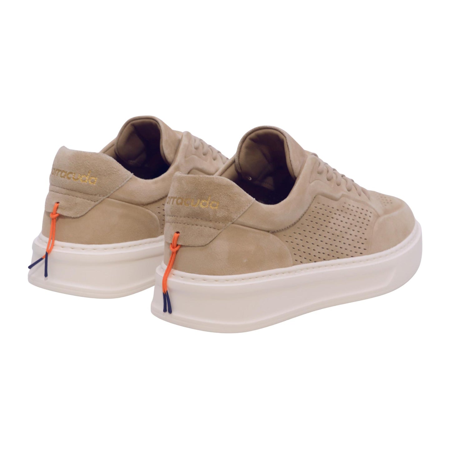 Barracuda Phoenix BU3612 tabacco sneaker in camoscio traforato 