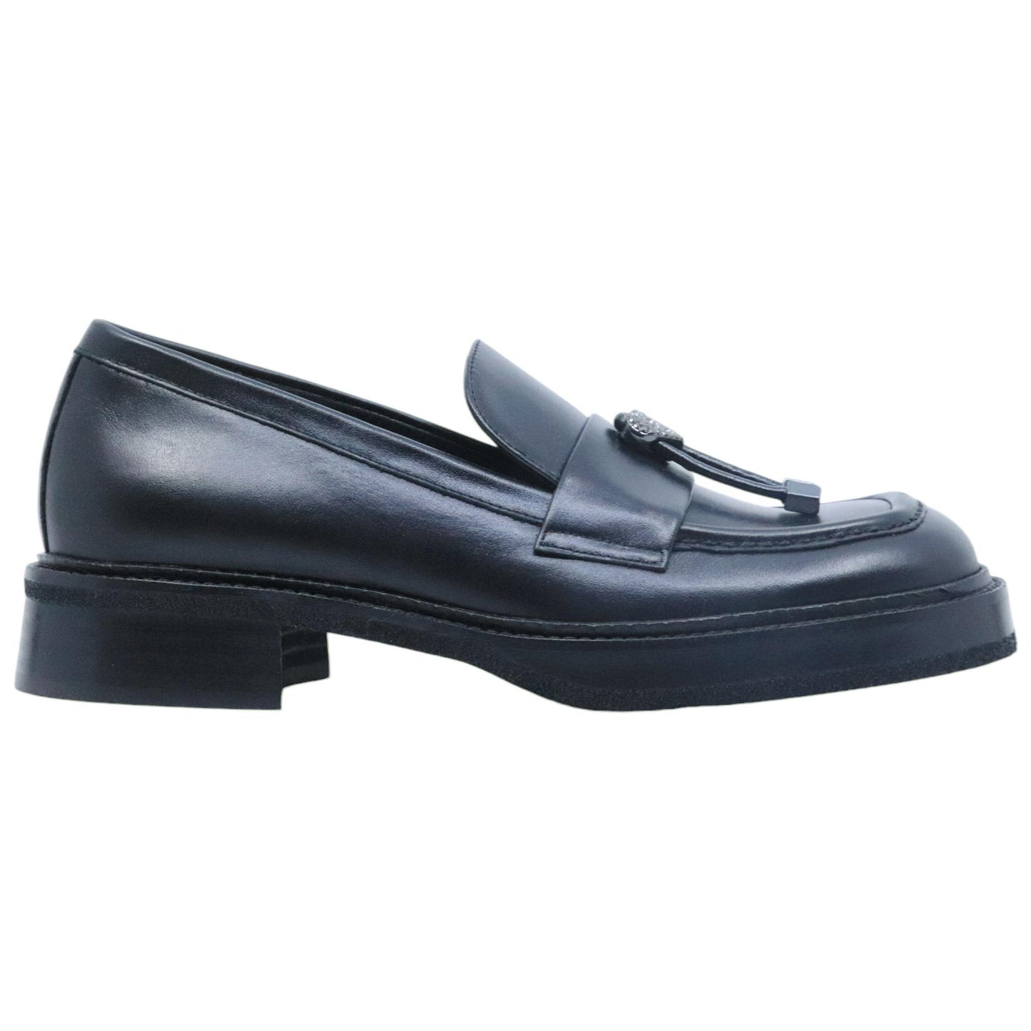 Ras 7850 mocassino da donna in pelle nera 