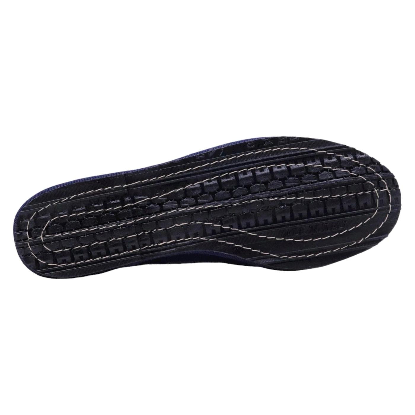 Scarpa Friulana donna Jaffè 125 in velluto blu 