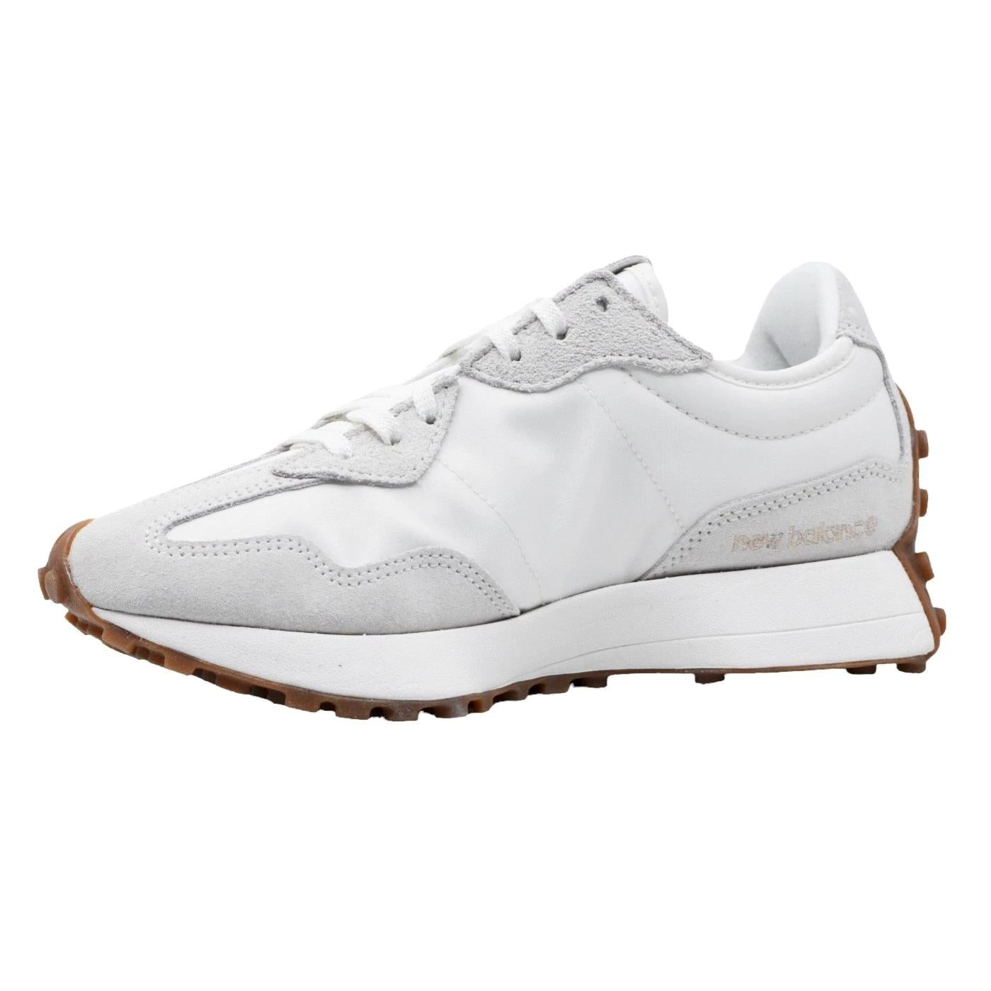 New Balance 327 sneaker donna in tessuto tecnico bianco 