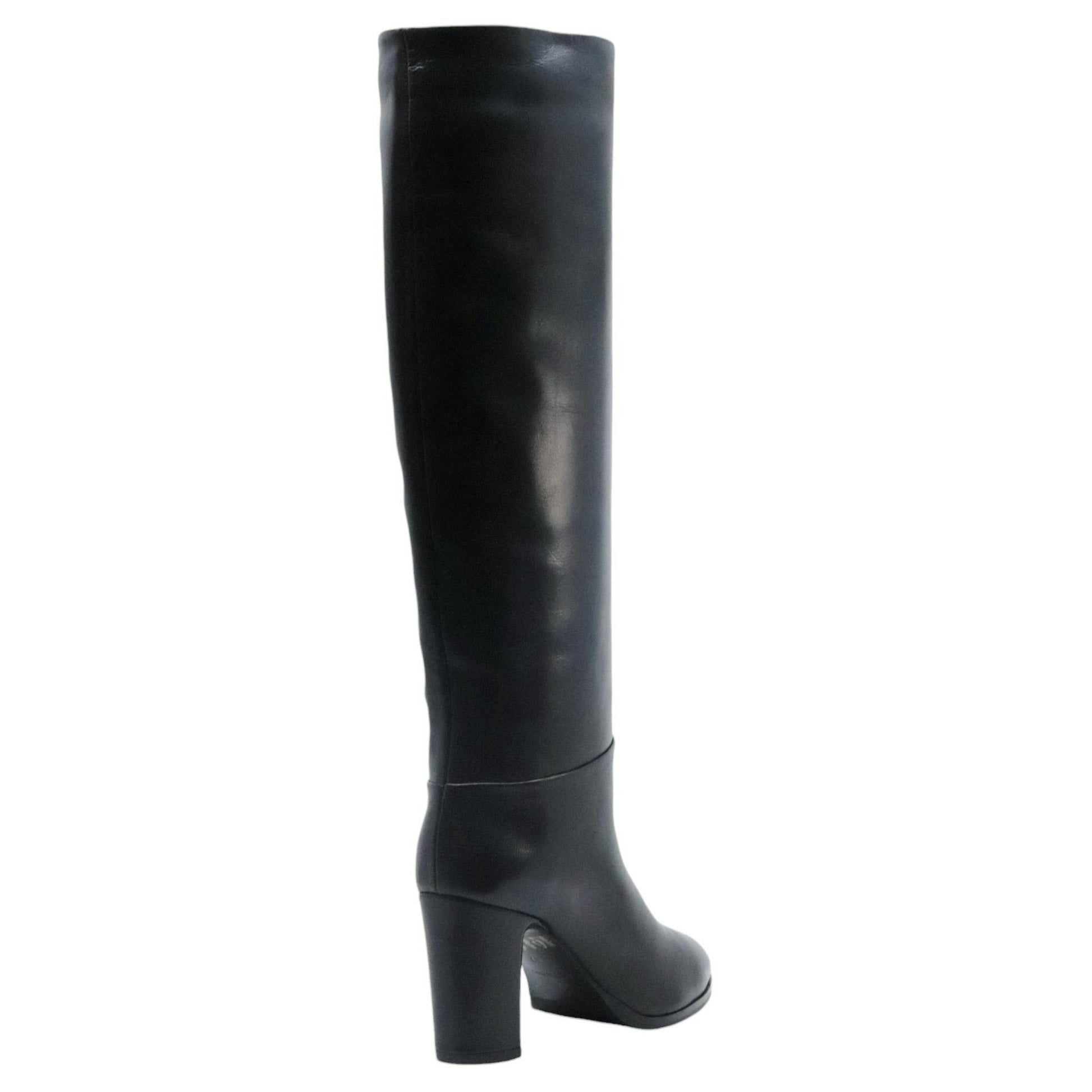 Stivale da donna The Seller LI200 in pelle nera 