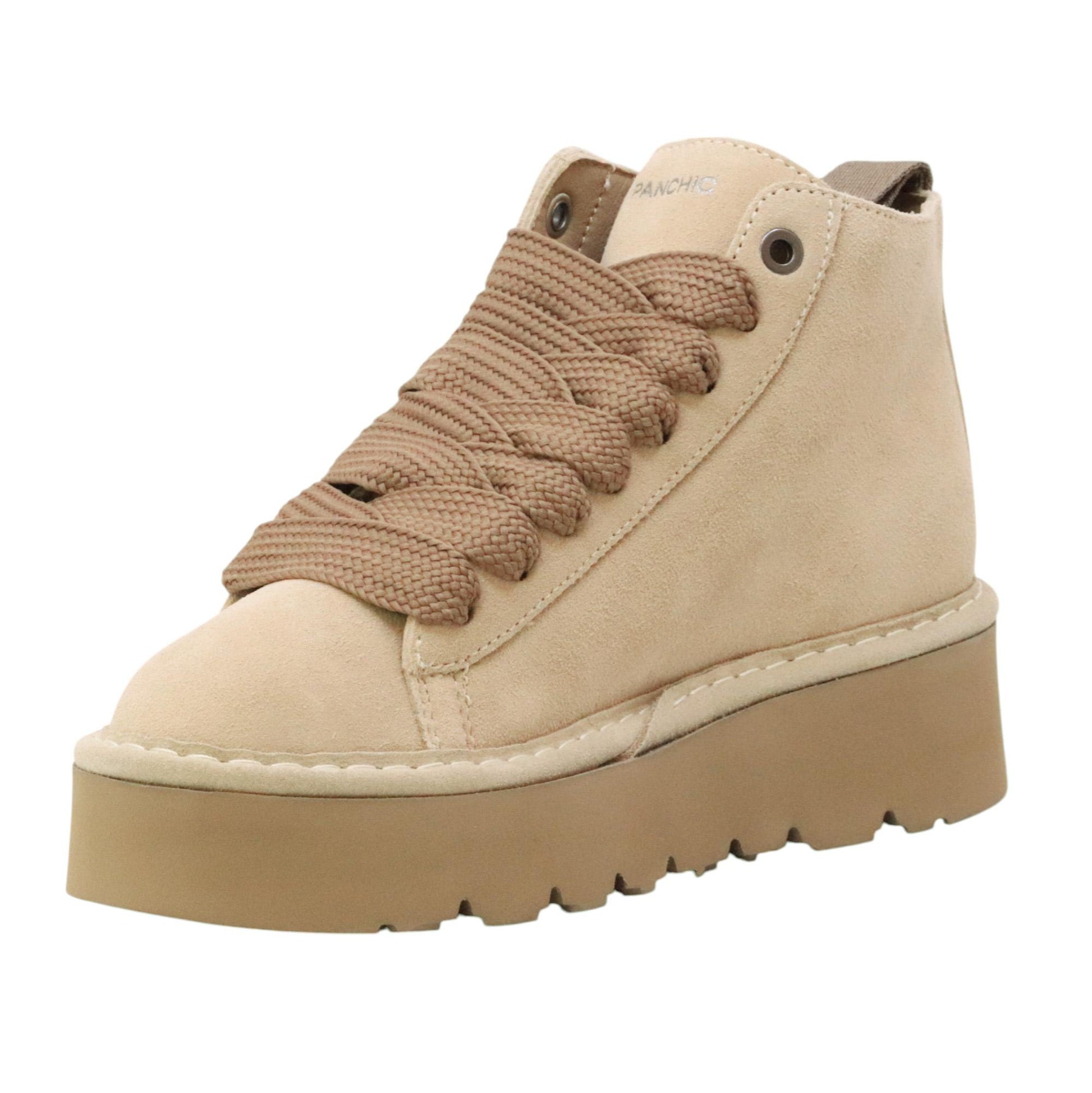Panchic P003 polacchino donna in suede sand 