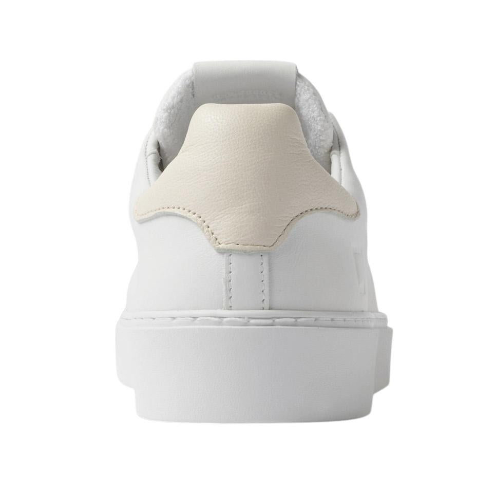 DATE Levante Calf White Ivory LV CA IY sneaker uomo in pelle bianca 