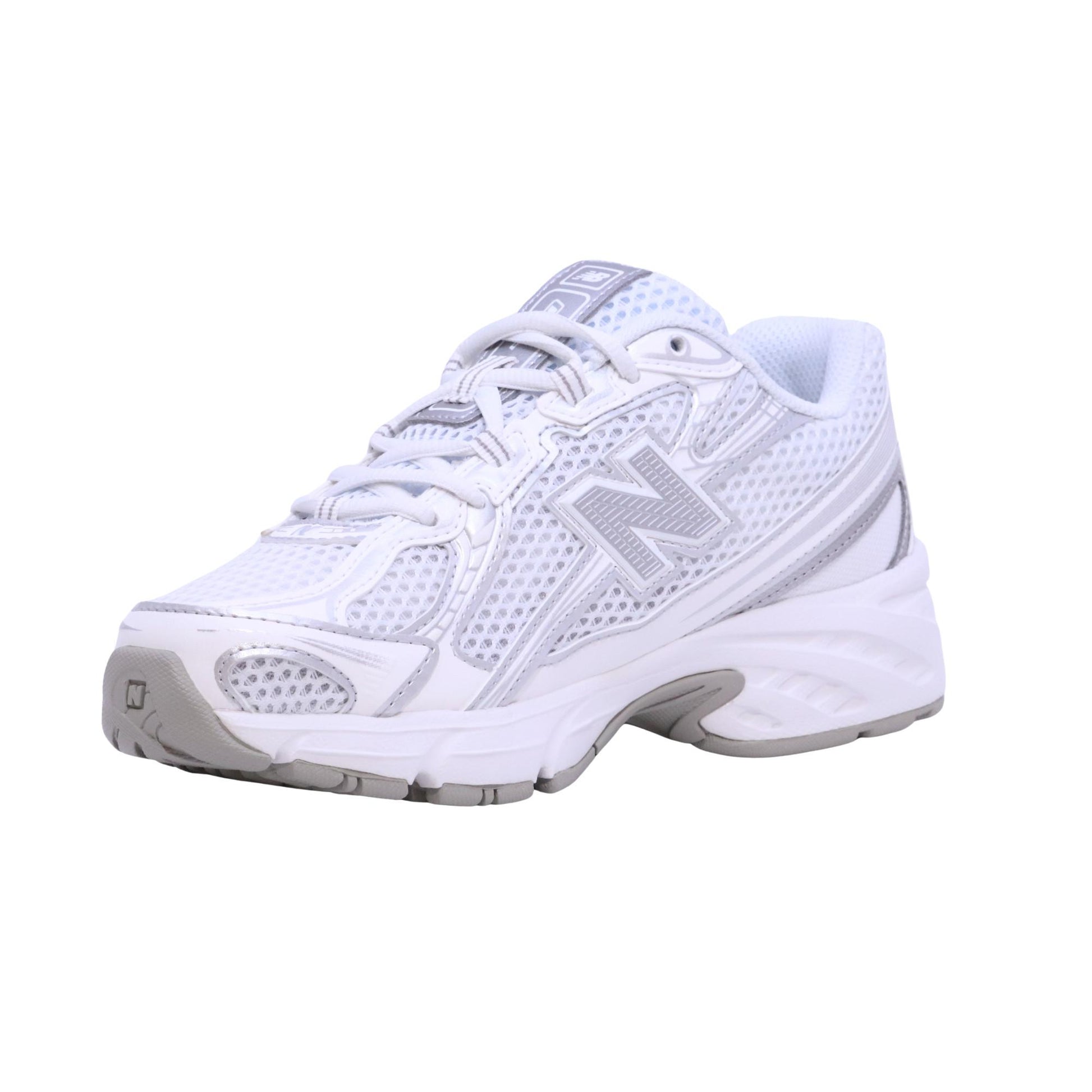 New Balance 740 White sneaker in tessuto bianco 