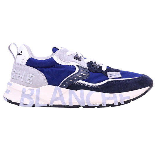 Voile Blanche Club01 sneaker uomo suede nylon blue grey 