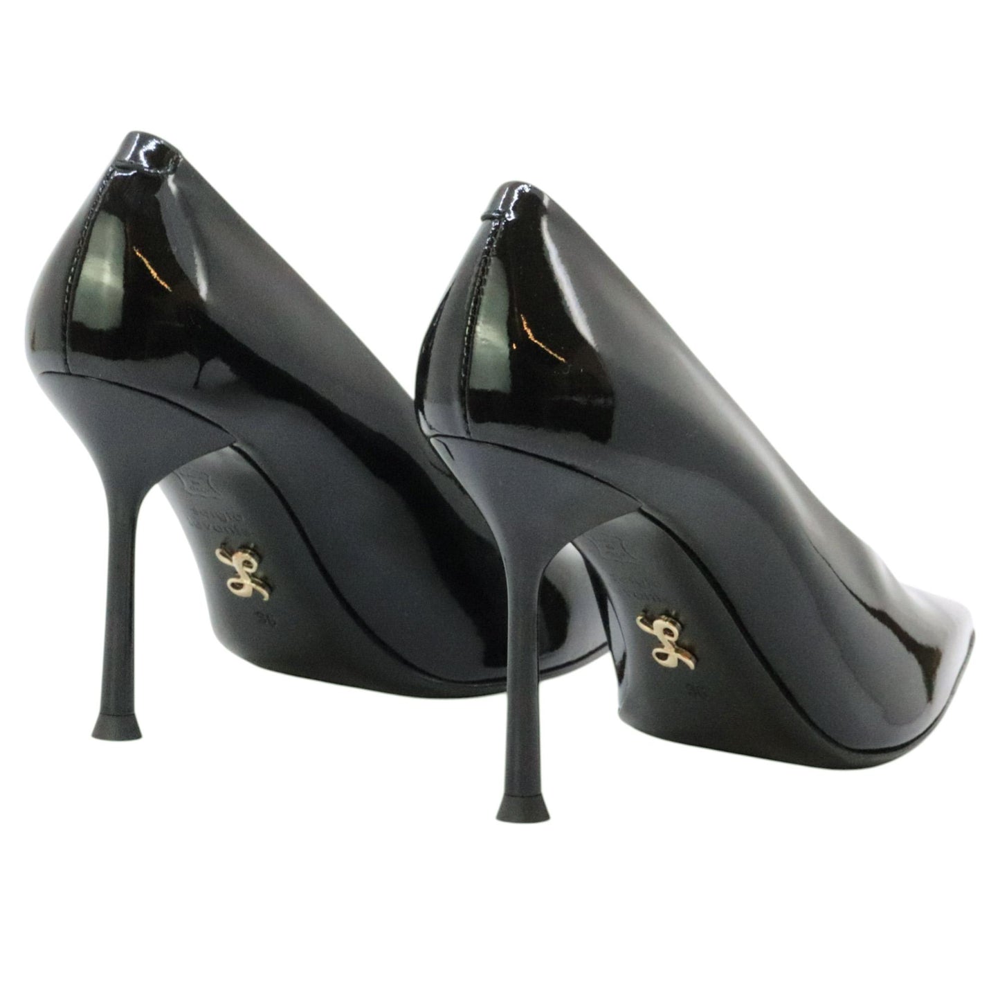 Sergio Levantesi Modern56 décolleté donna in pelle vernice nera 