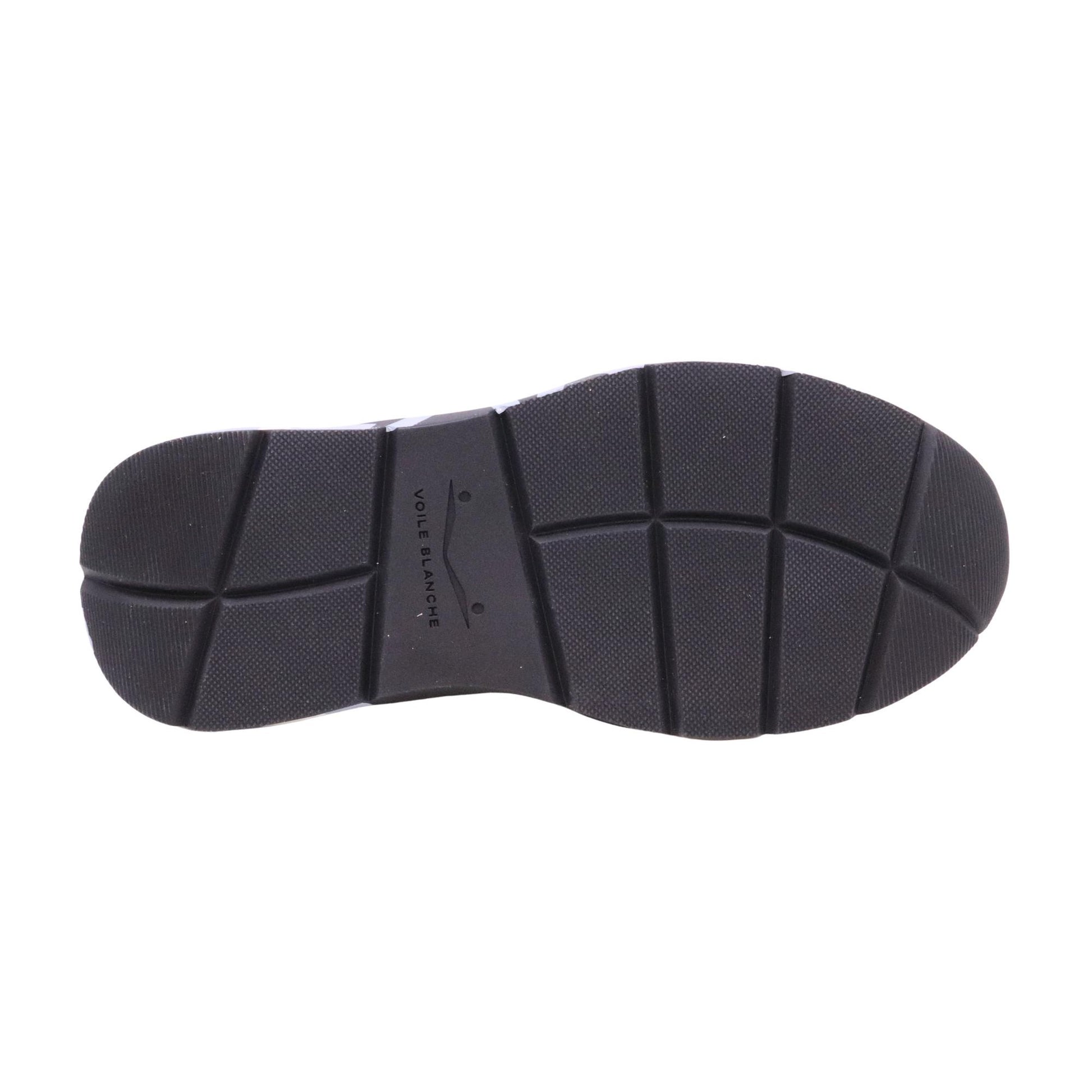 Voile Blanche Club105 sneaker donna suede nylon bianco e platino<BR/> 