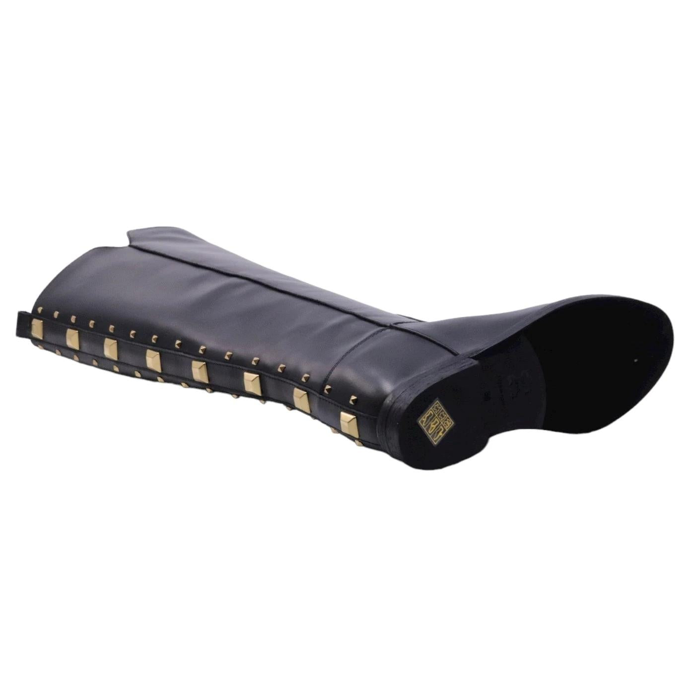 Stivale Via Roma 15 4031 in pelle nera 