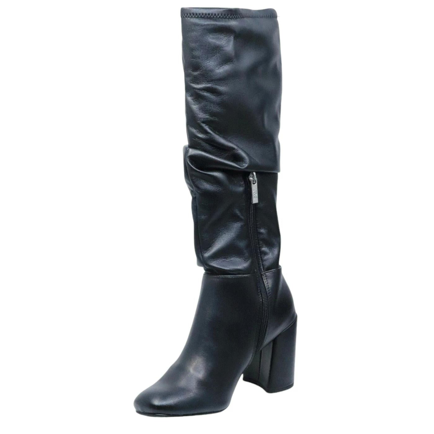 Stivale Steve Madden Lexus Black in eco pelle nera 