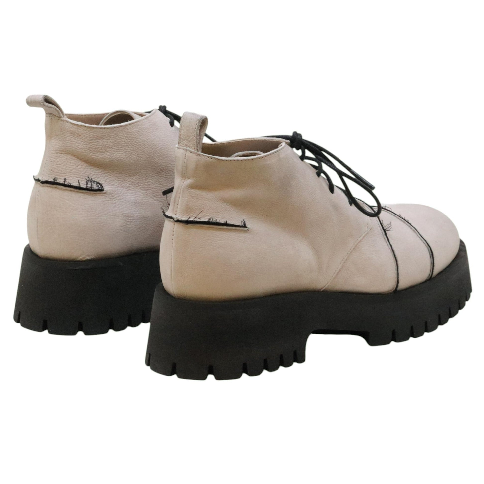 MLO Malloni Turner P25I96004 anfibio donna in pelle gesso 