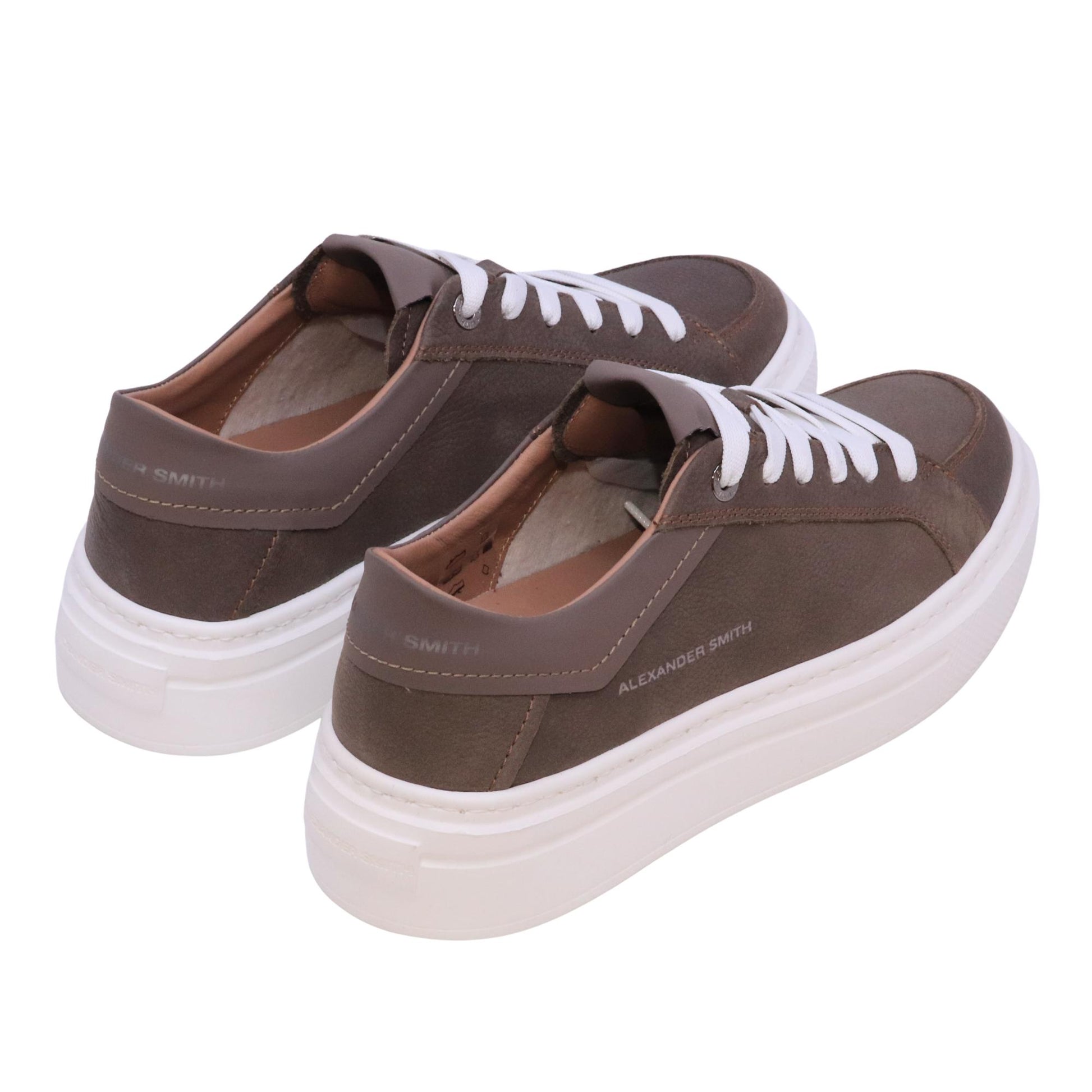 Alexander Smith Regent Man sneaker uomo in nabuk dark grey 