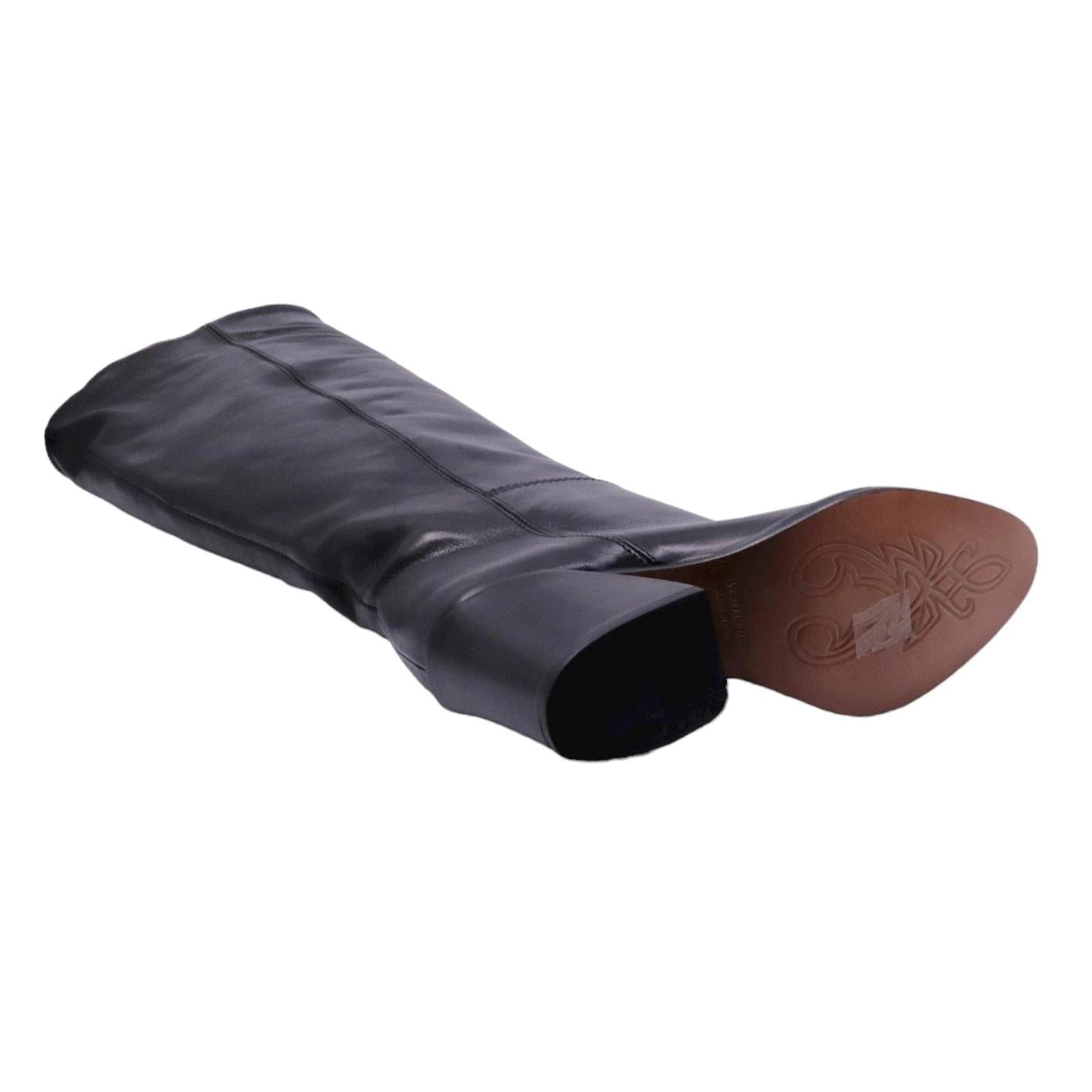 Stivale donna Curiositè 1634 in pelle in colore nero 