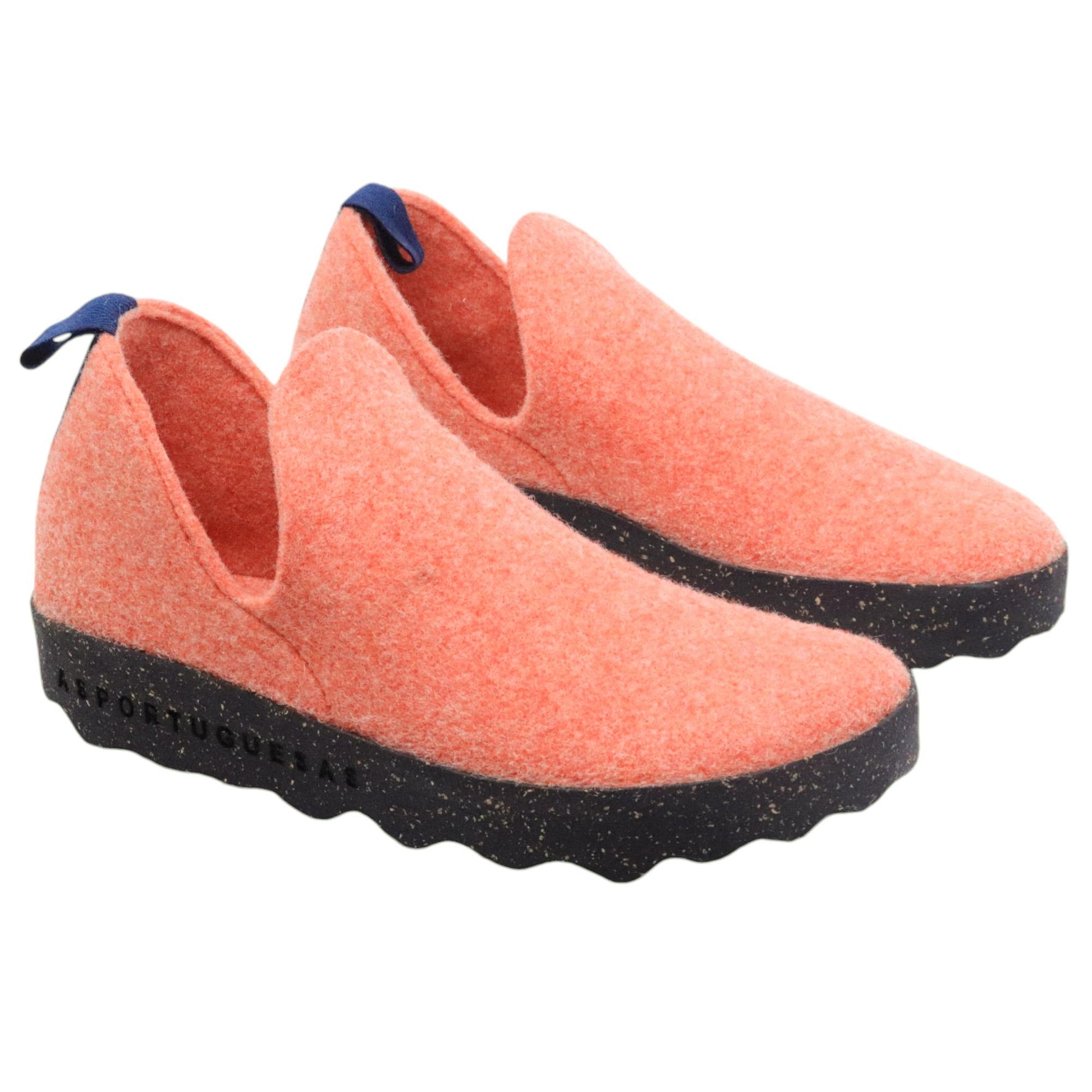 Asportuguesas City scarpa donna in lana arancio 